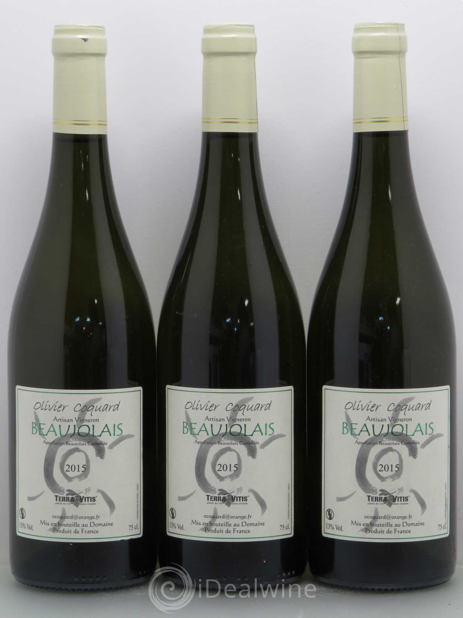 Beaujolais Olivier Coquard 2015 - Posten von 3 Flaschen - 0