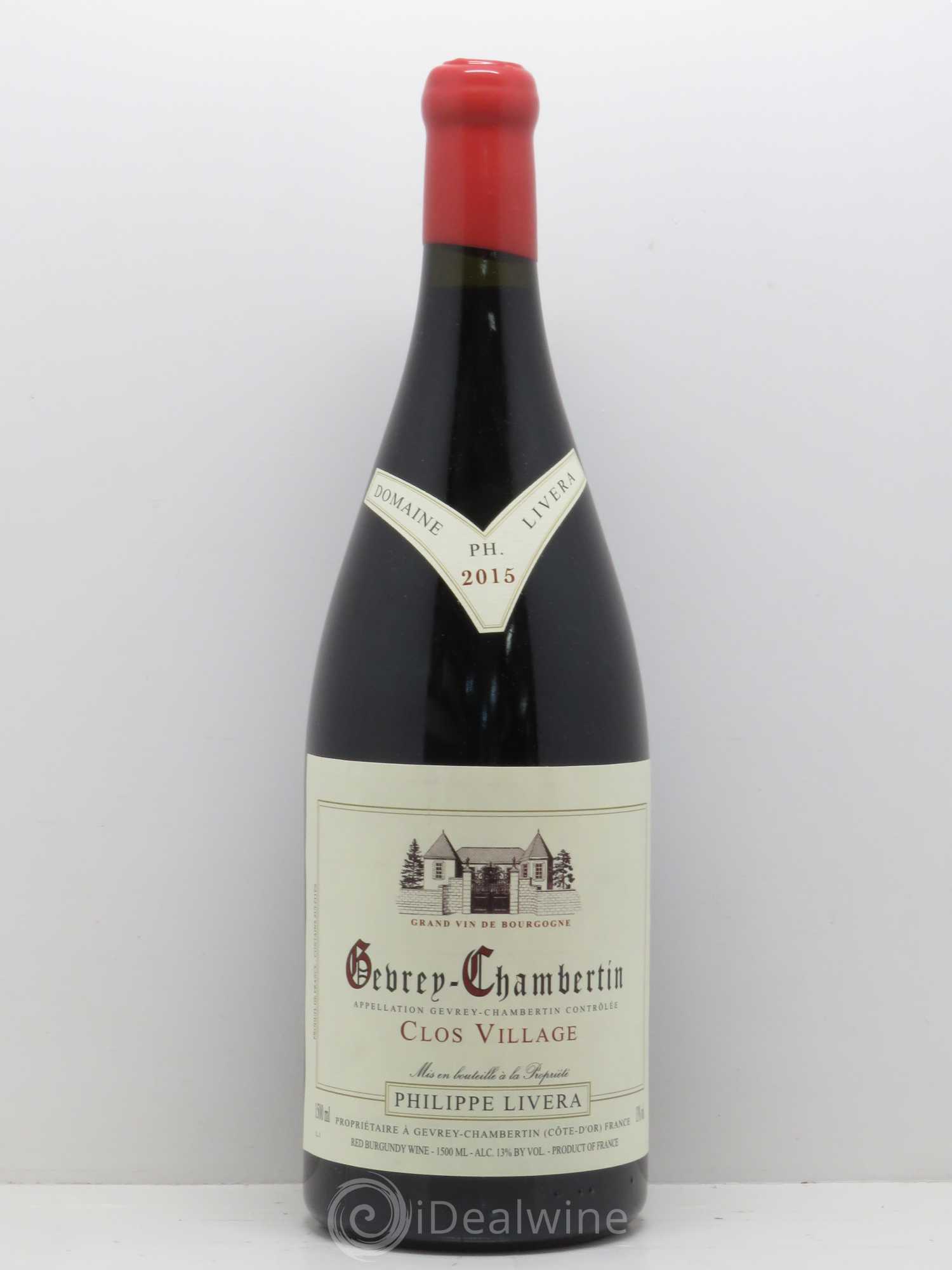 Gevrey-Chambertin Clos Village Tilleuls (Domaine des) - Philippe Livera 2015 - Lot de 1 magnum - 0