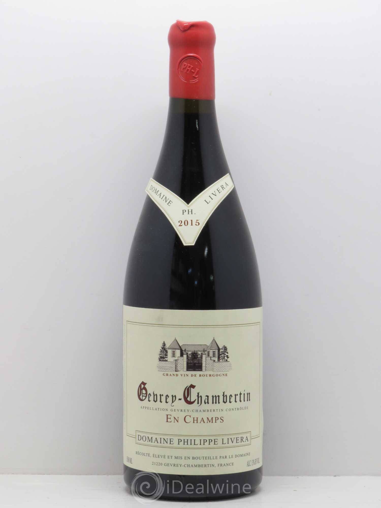 Gevrey-Chambertin En Champs Tilleuls (Domaine des) - Philippe Livera (sans prix de réserve) 2015 - Lot de 1 magnum - 0