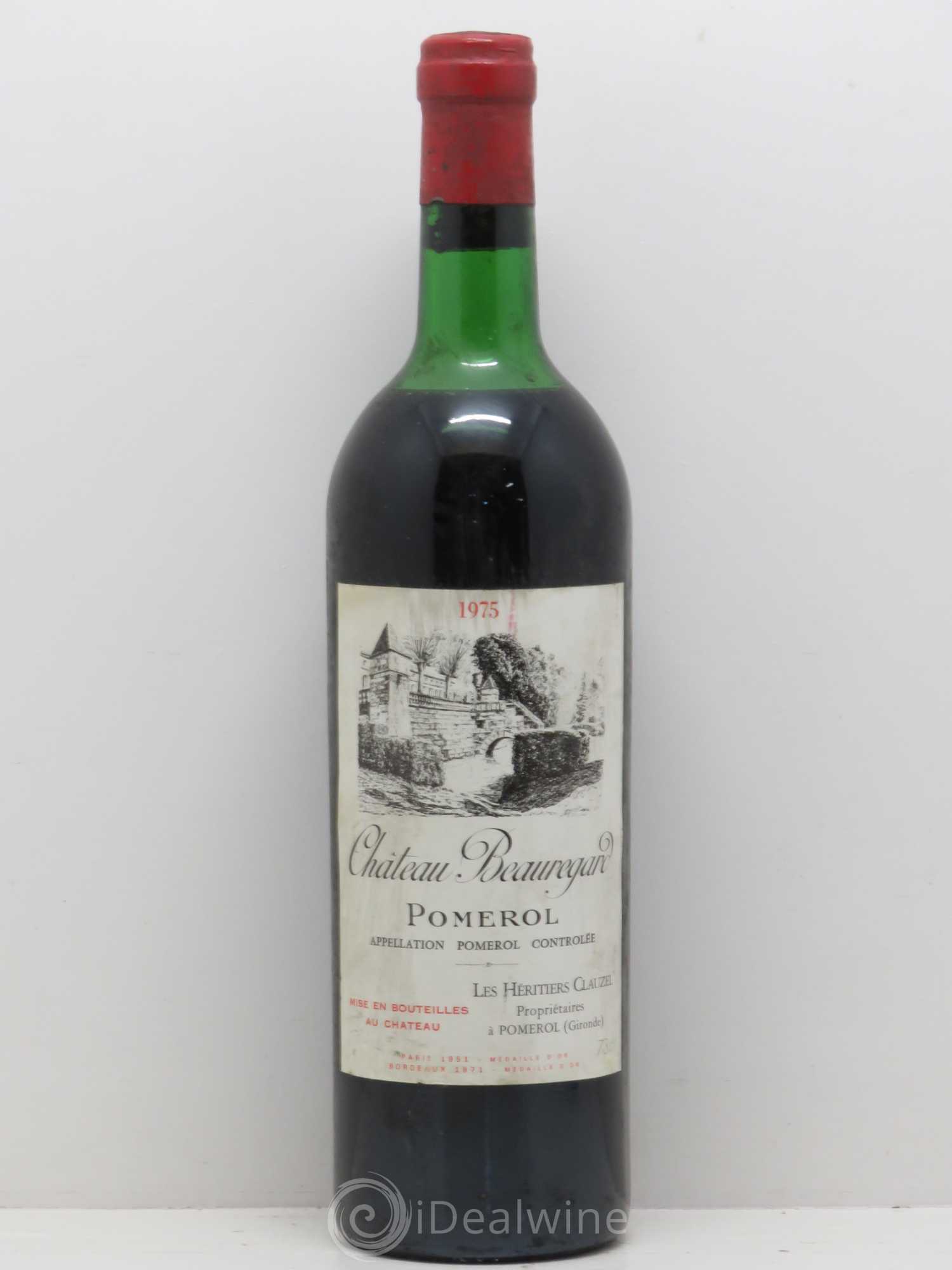 Château Beauregard 1975 - Lot de 1 bouteille - 0