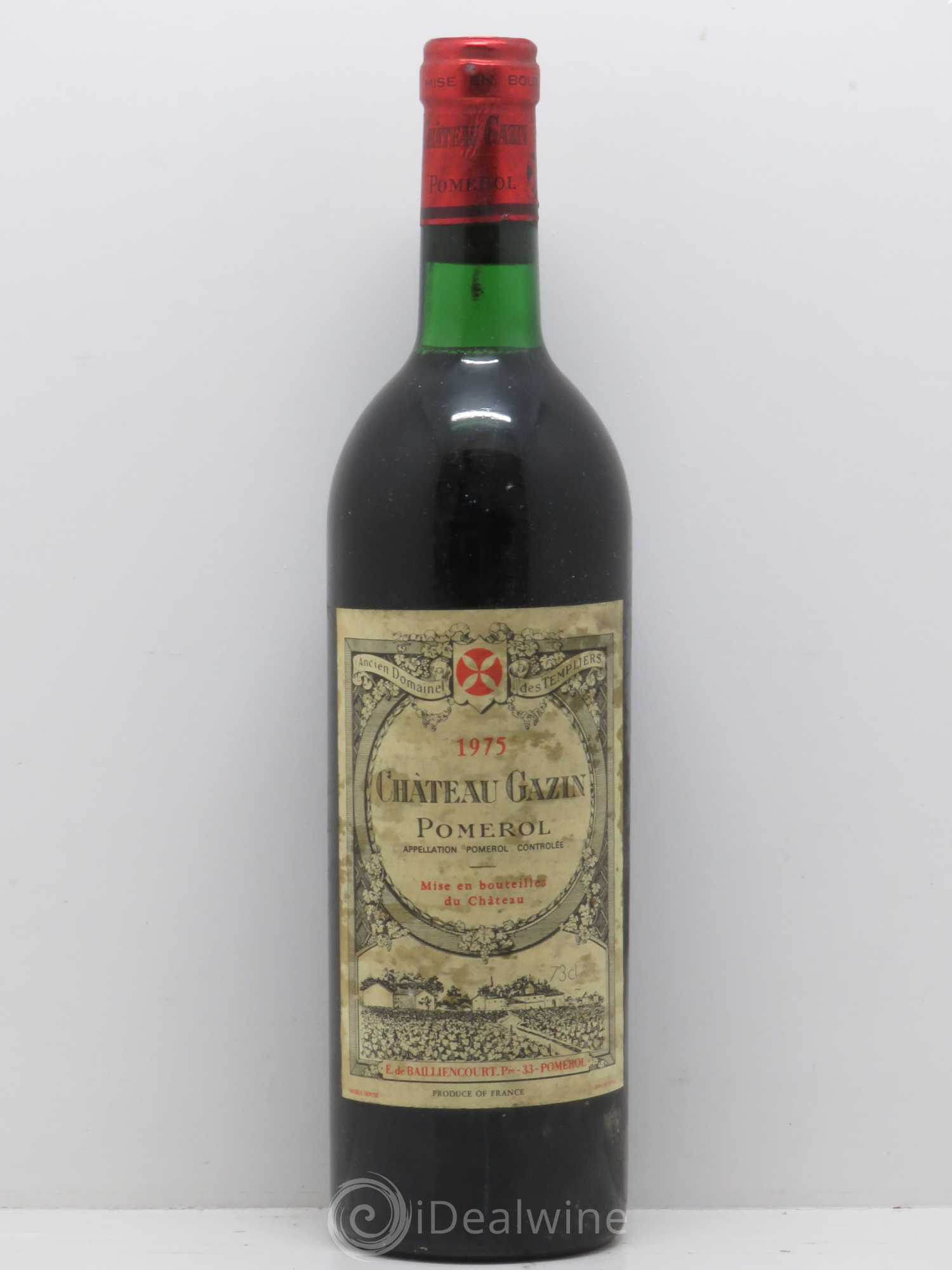 Château Gazin 1975 - Lot de 1 bouteille - 0