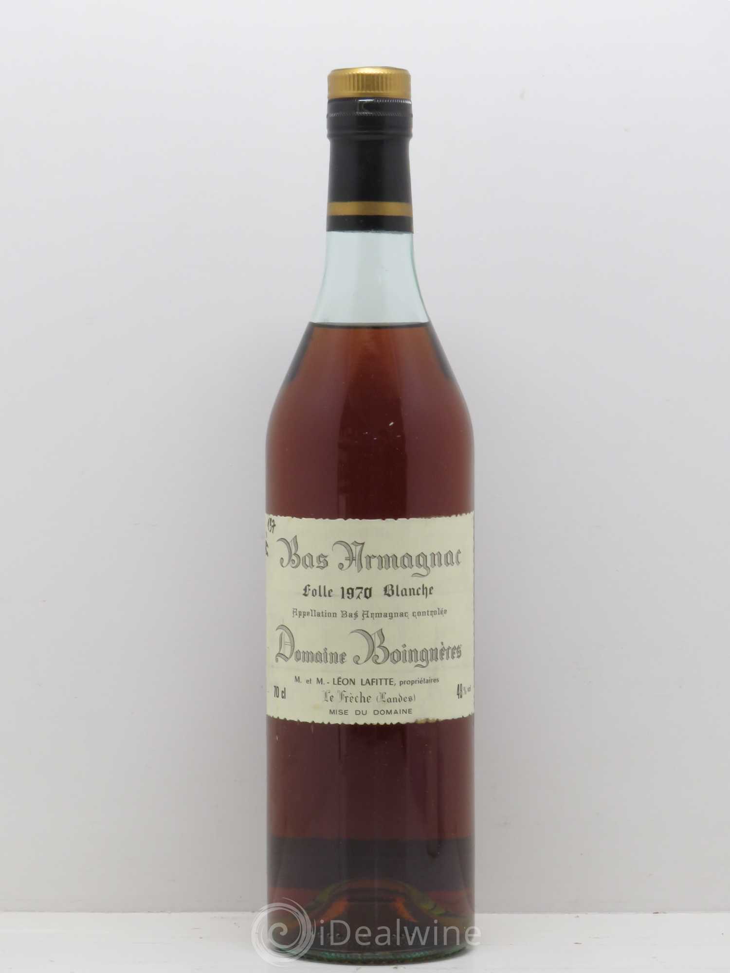 Bas-Armagnac 1970 - Posten von 1 Flasche - 0