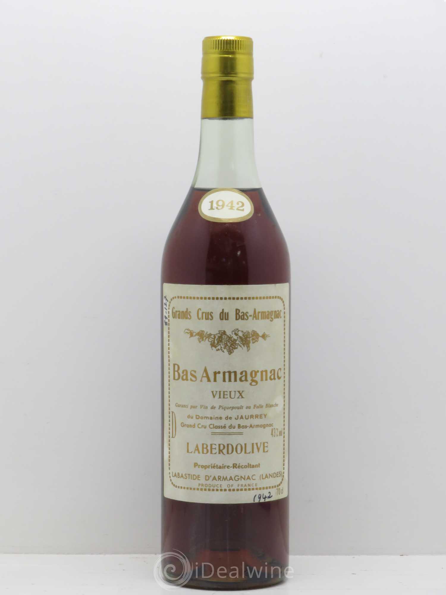 Bas-Armagnac Laberdolive 1942 - Lot de 1 bouteille - 0