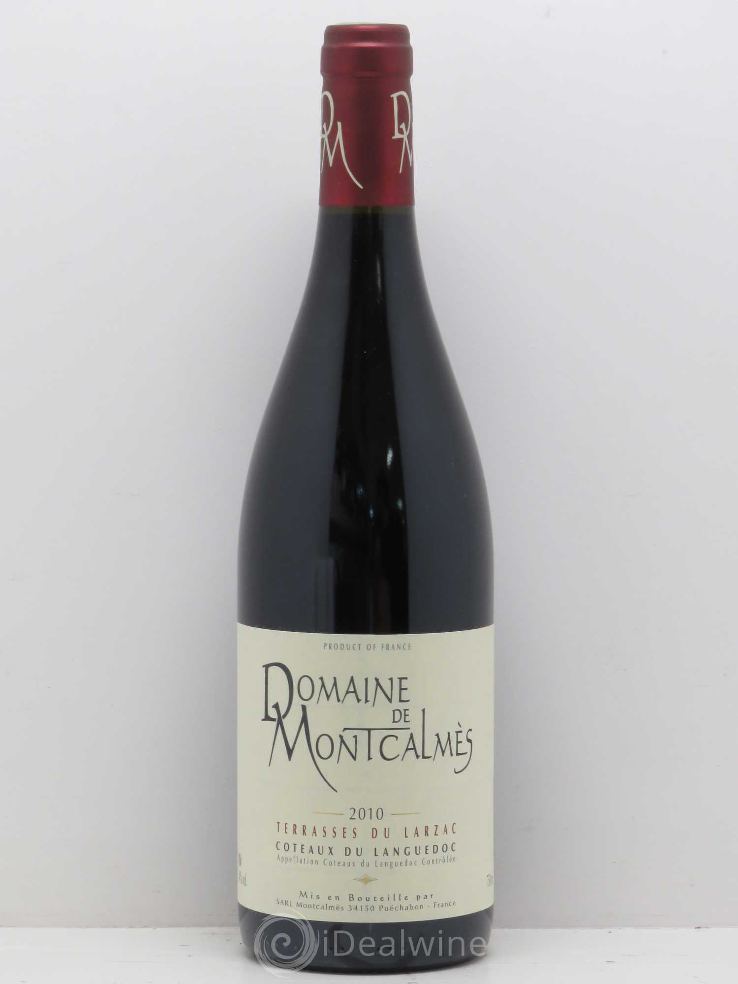 Terrasses du Larzac Domaine de Montcalmès Frédéric Pourtalié 2010 - Lot de 1 bouteille - 0