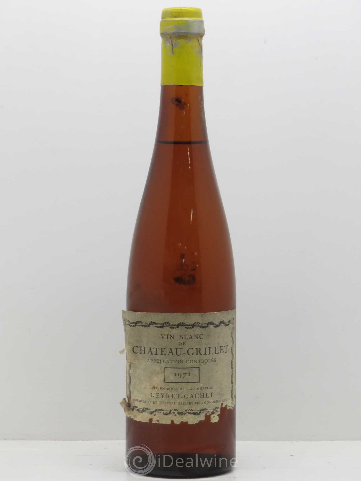 Château Grillet Château-Grillet 1971 - Lot de 1 bouteille - 0