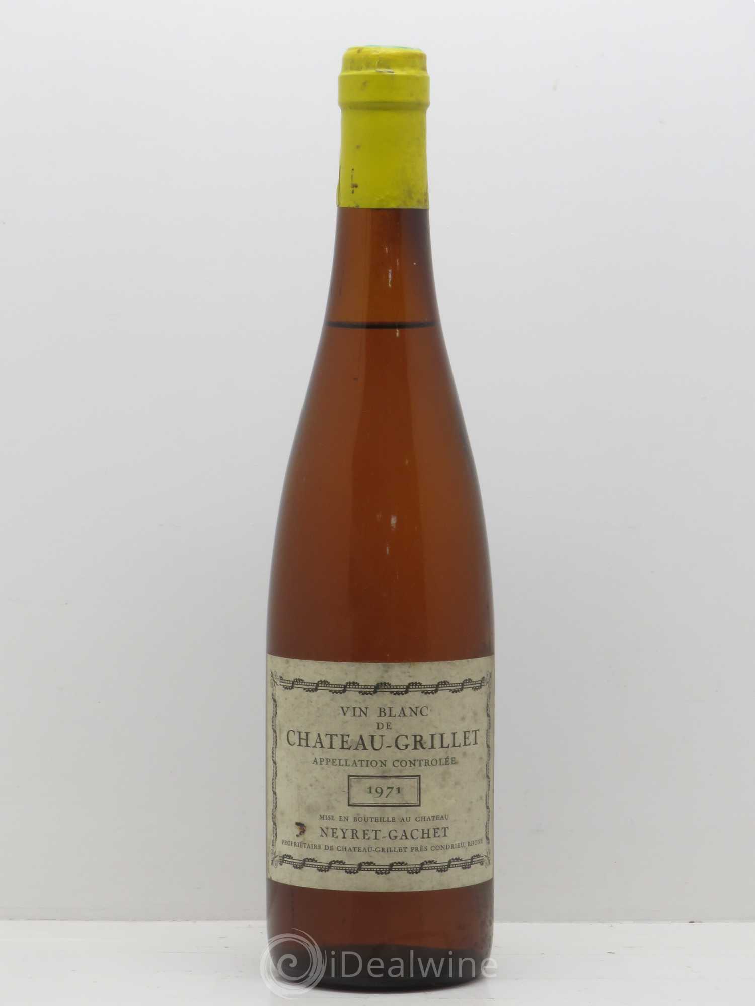 Château Grillet Château-Grillet 1971 - Lot de 1 bouteille - 0