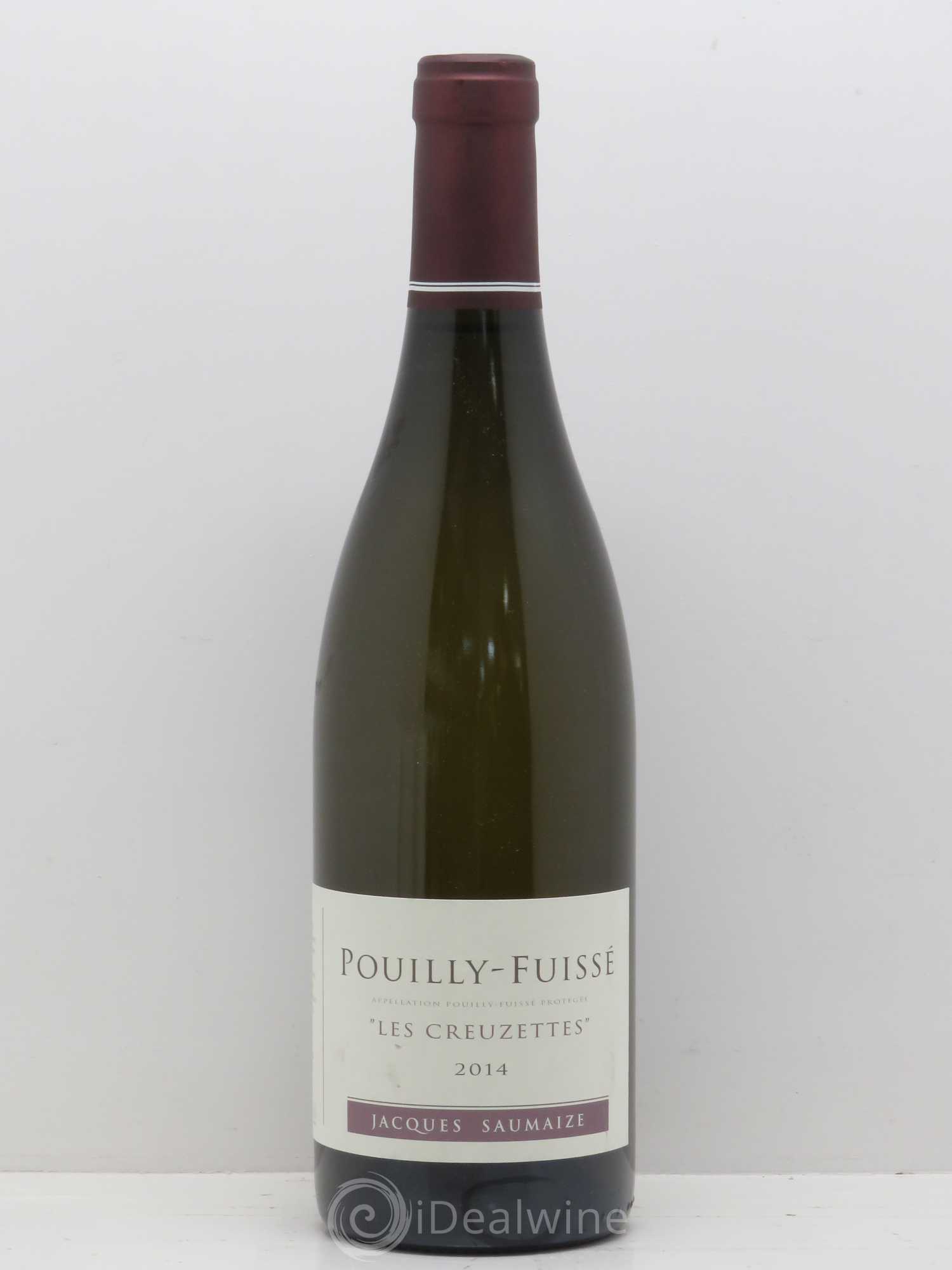 Pouilly-Fuissé Jacques et Nathalie Saumaize Les Creuzettes Saumaize 2014 - Posten von 1 Flasche - 0
