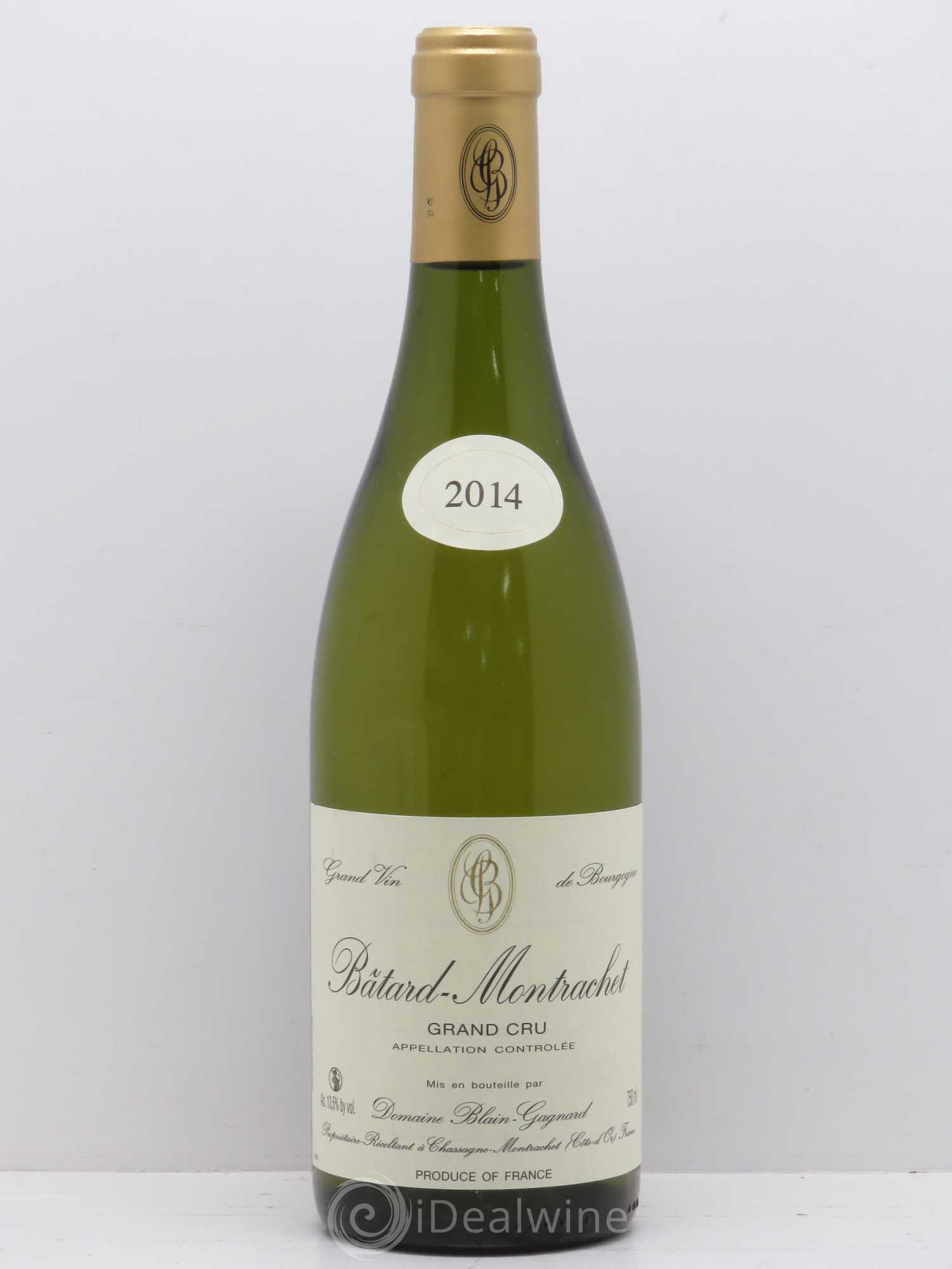 Bâtard-Montrachet Grand Cru Blain-Gagnard (Domaine) 2014 - Lot de 1 bouteille - 0