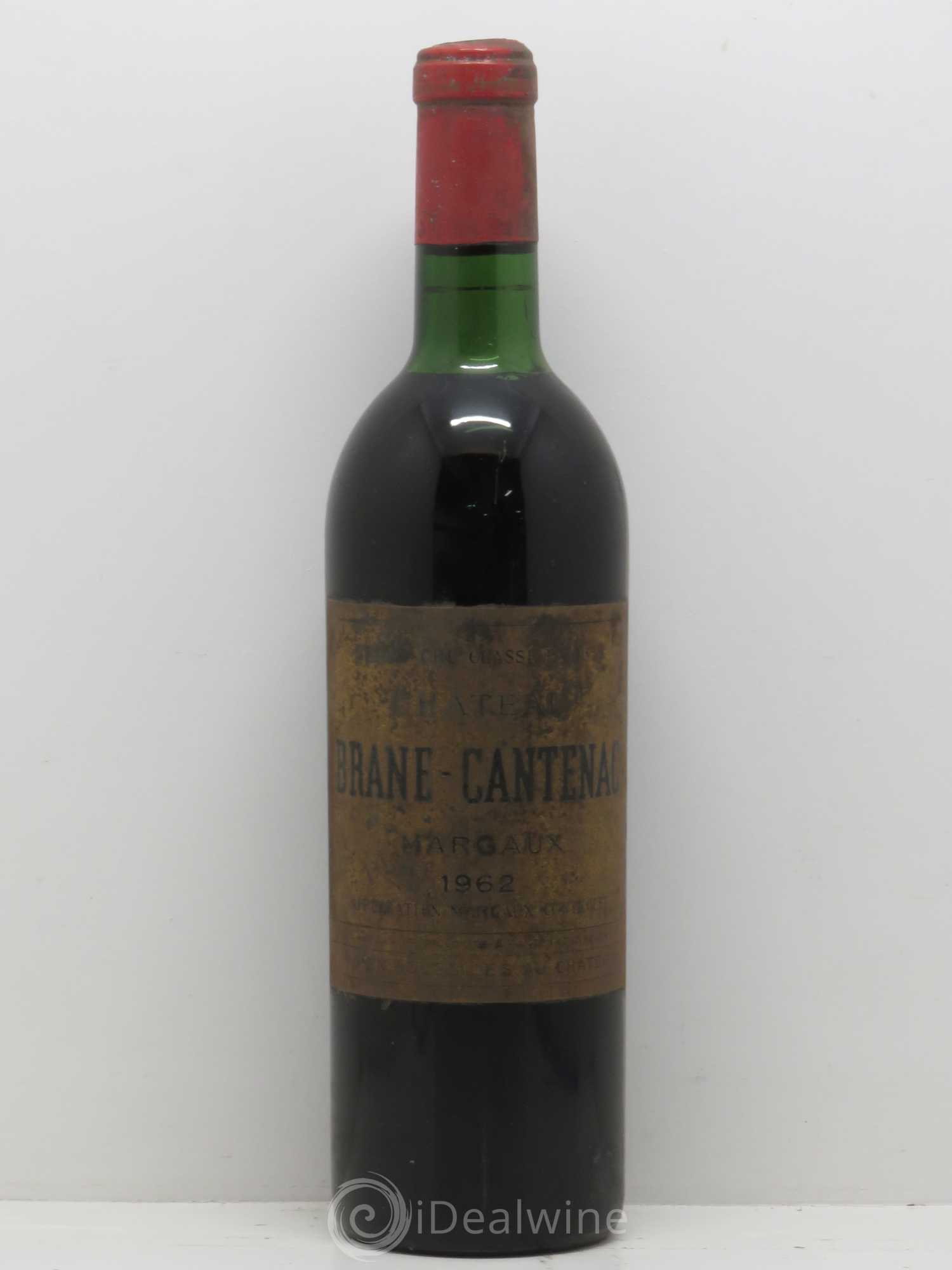 Château Brane Cantenac 2ème Grand Cru Classé 1962 - Lot de 1 bouteille - 0
