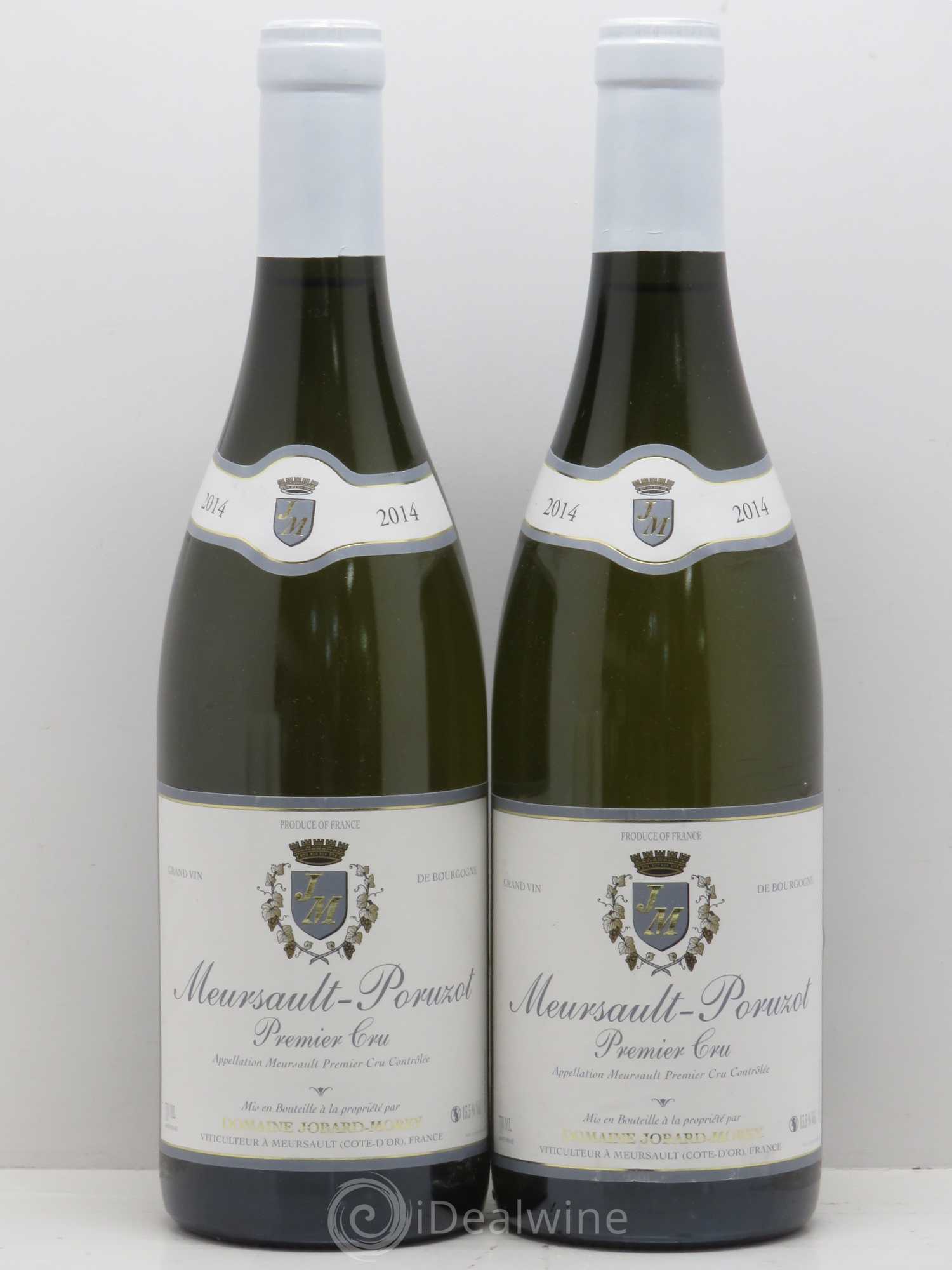 Meursault 1er Cru Poruzot Jobard Morey 2014 - Posten von 2 Flaschen - 0