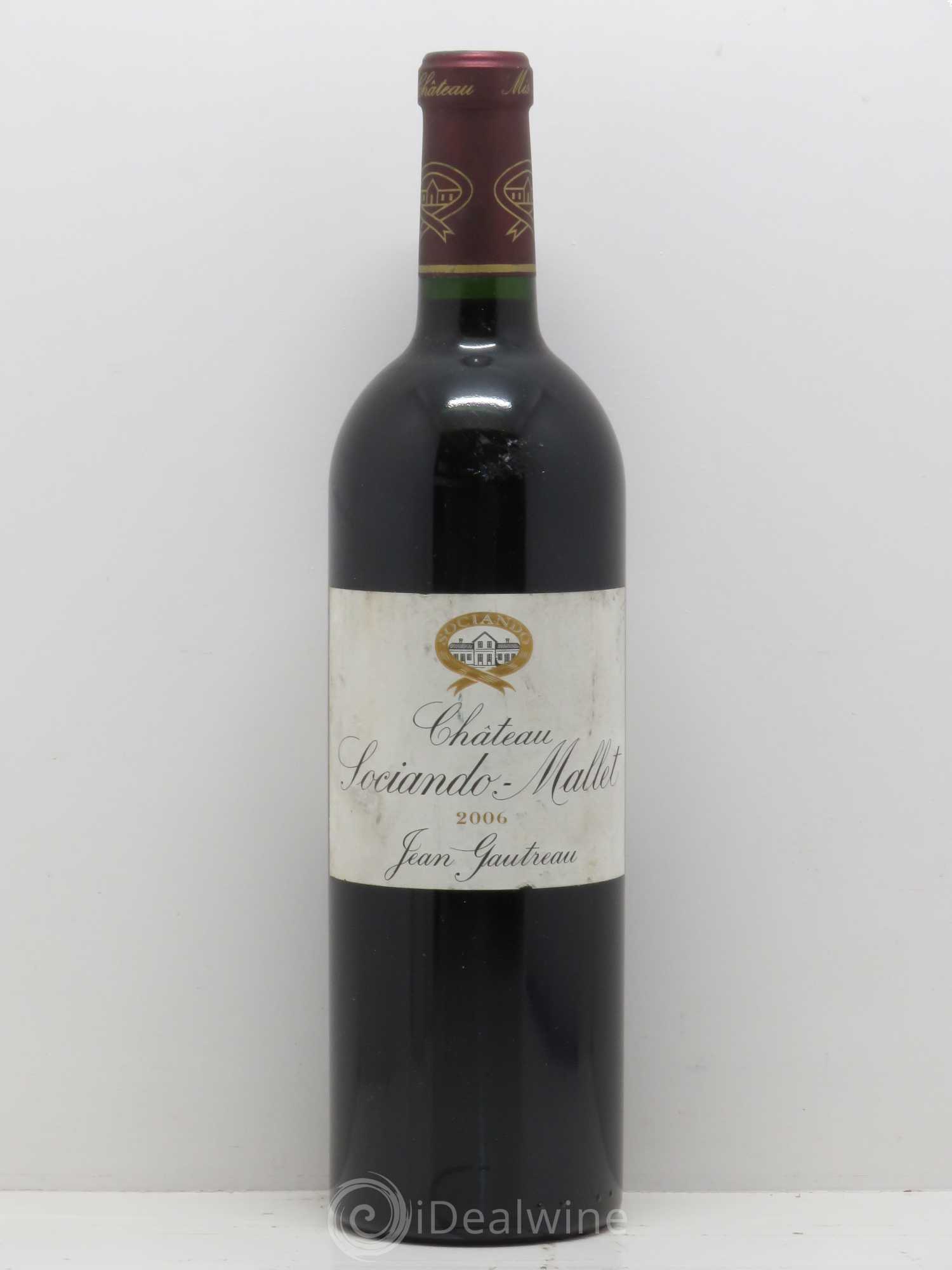 Château Sociando Mallet 2006 - Lot de 1 bouteille - 0
