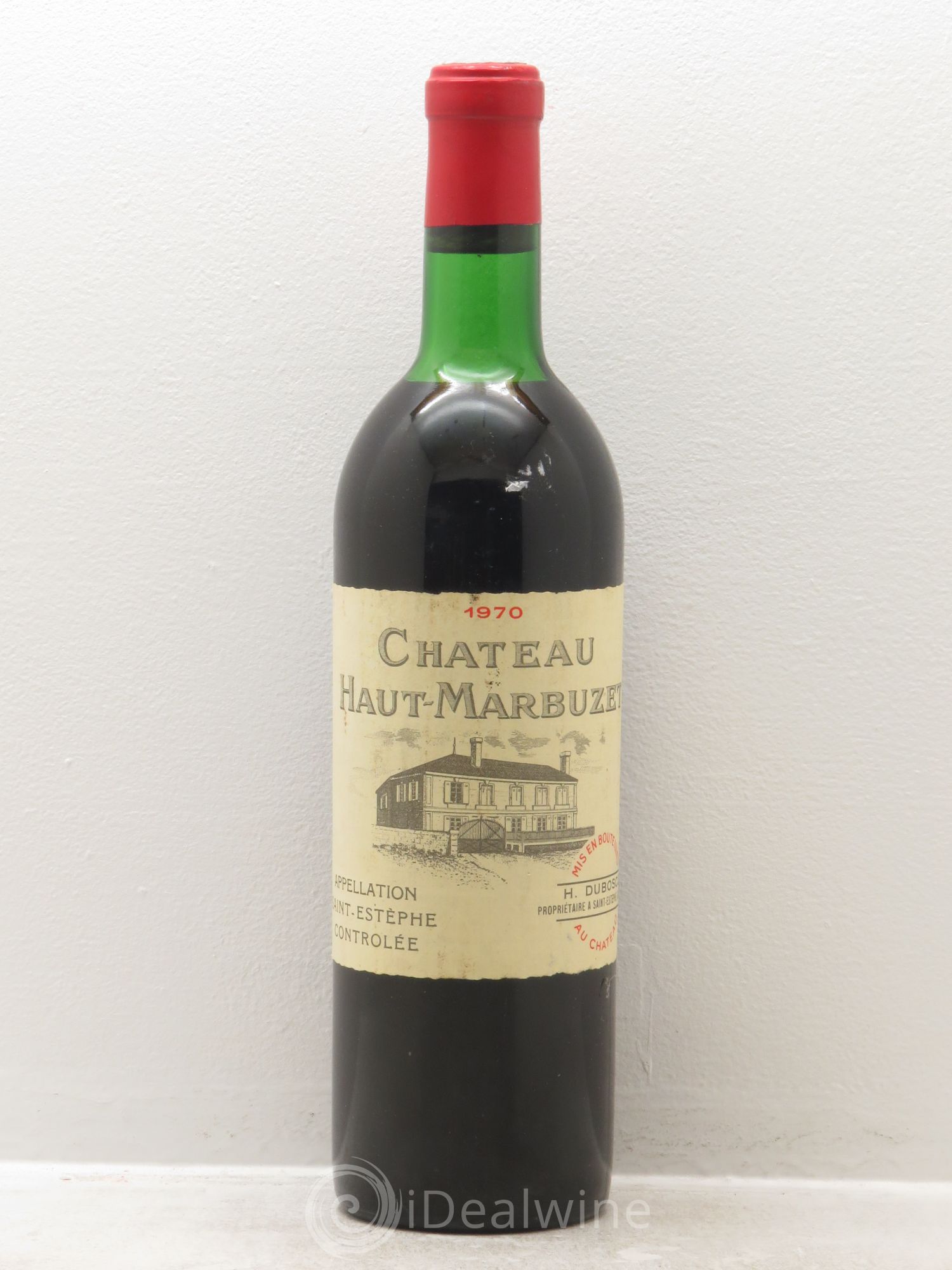 Château Haut Marbuzet 1970 - Lot de 1 bouteille - 0