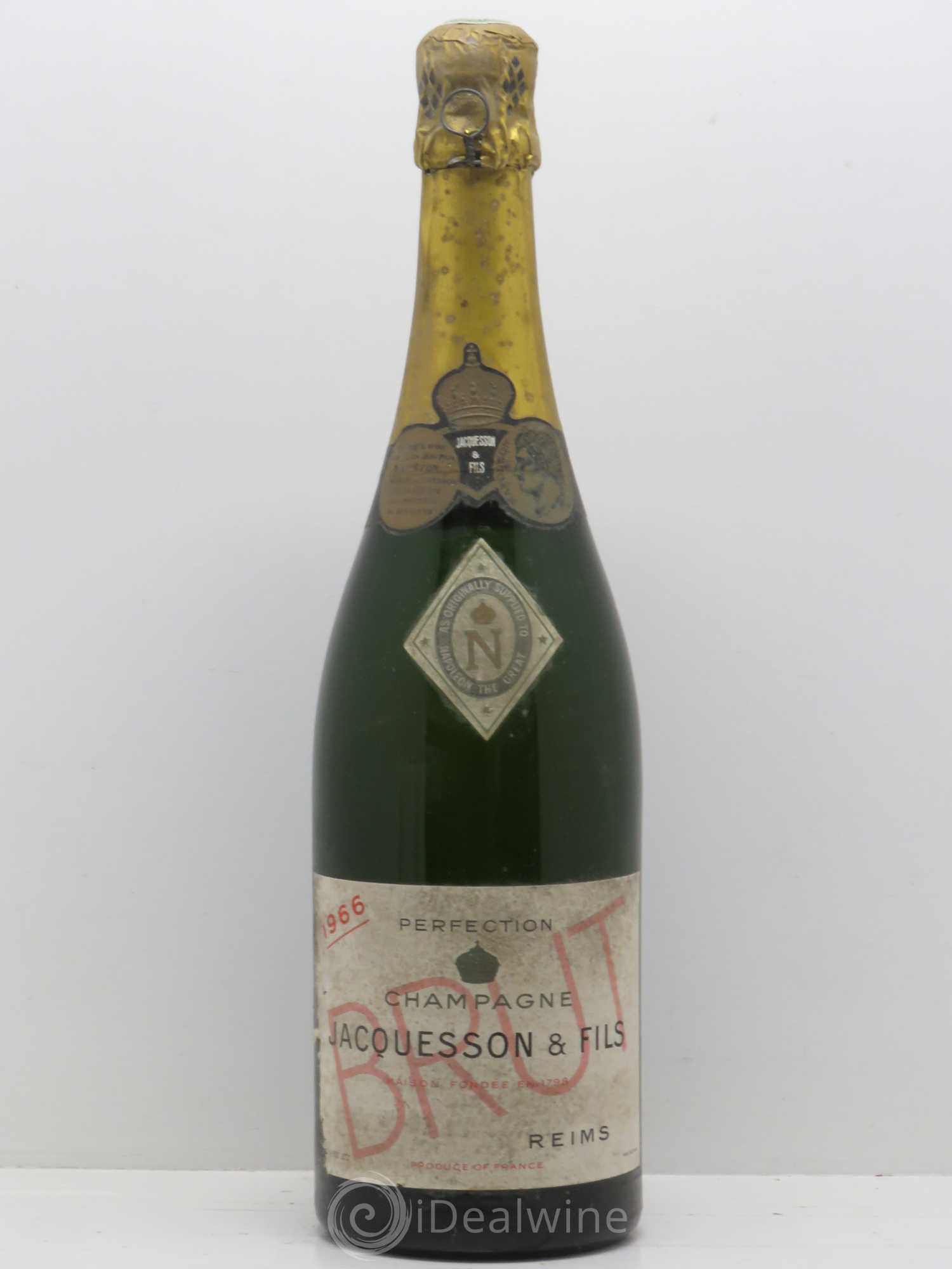 Champagne Perfection Jacquesson 1966 - Lot de 1 bouteille - 0