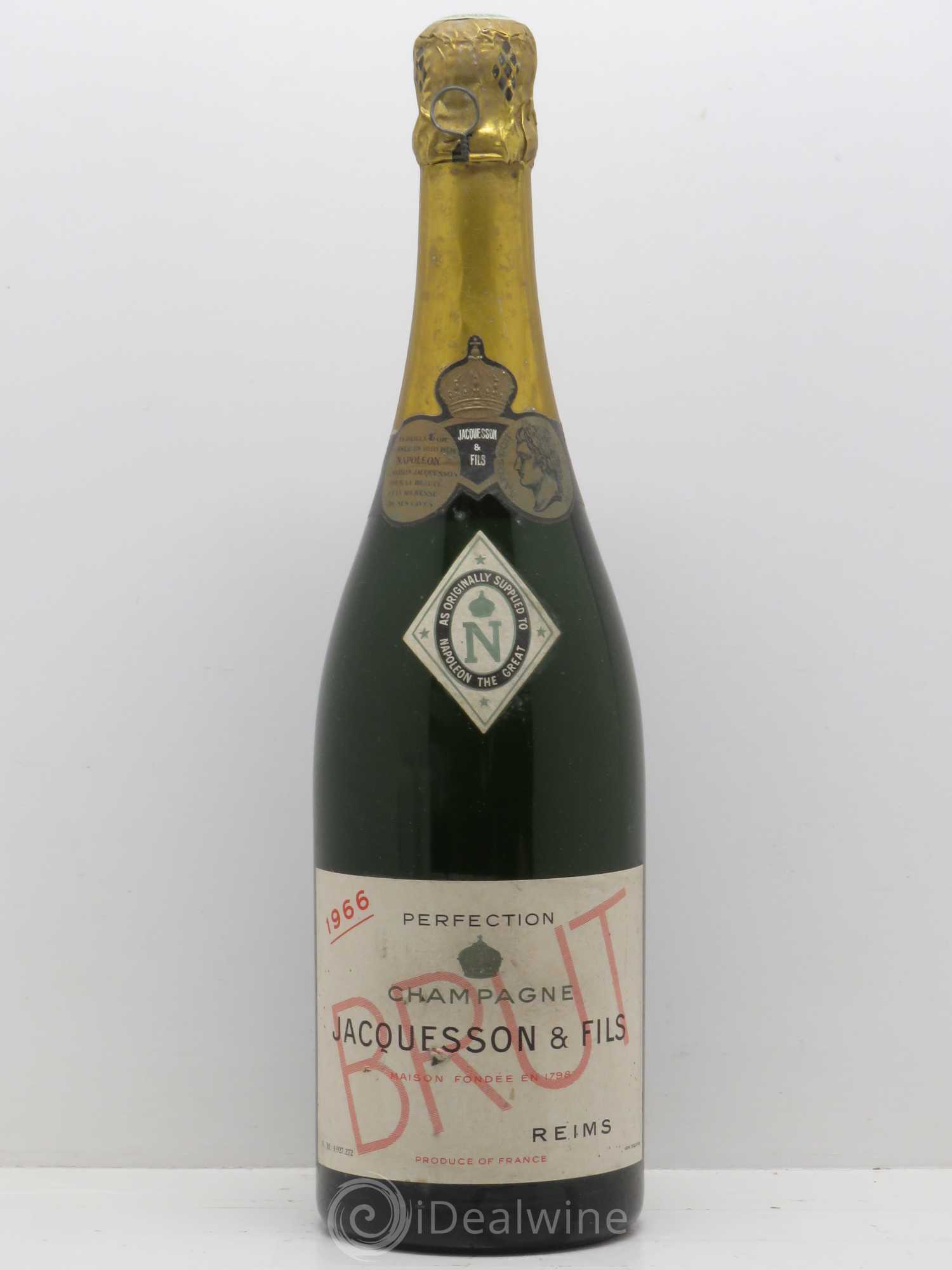 Champagne Perfection Jacquesson 1966 - Lot de 1 bouteille - 0