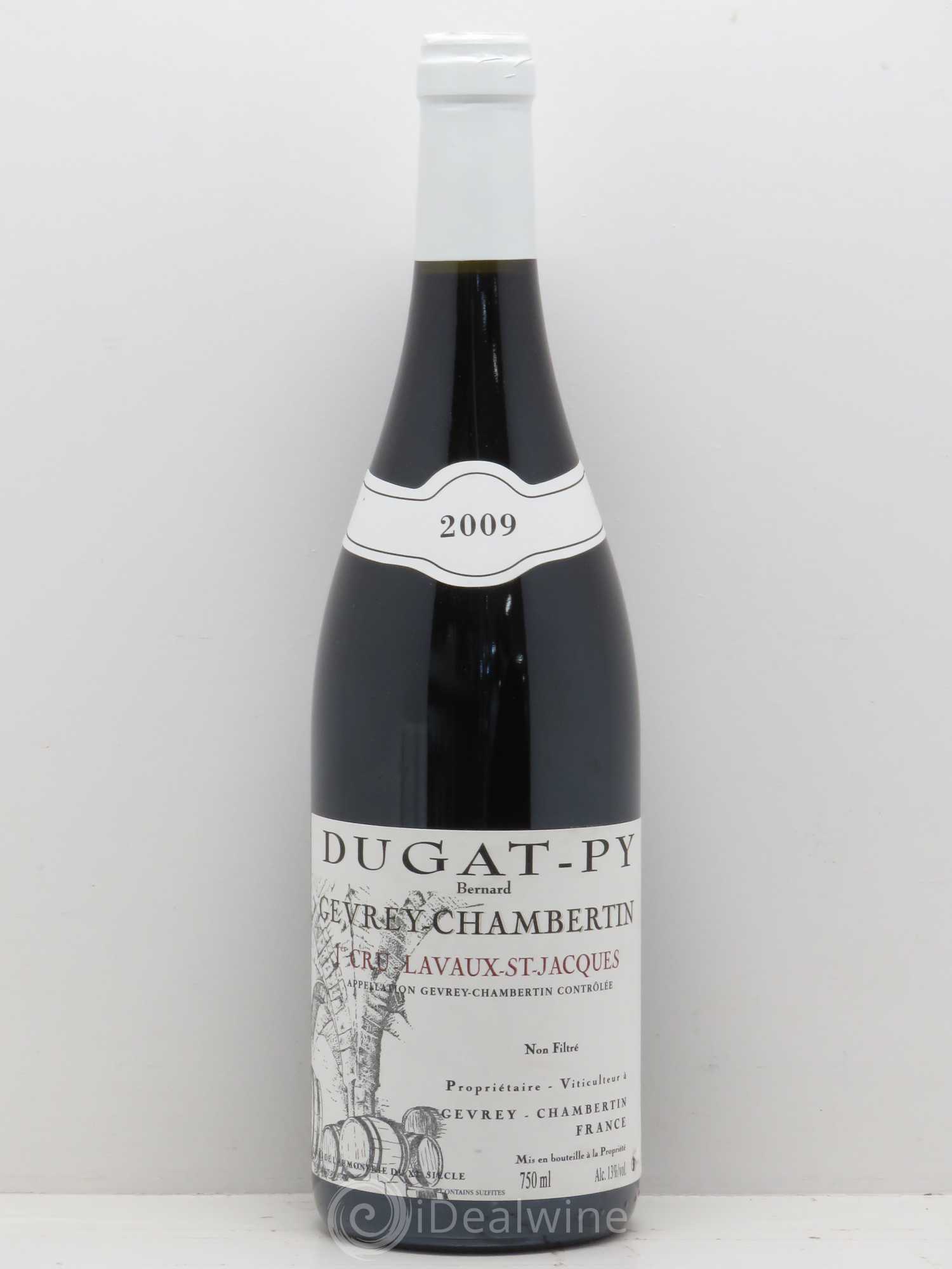 Gevrey-Chambertin 1er Cru Lavaux Saint Jacques Dugat-Py 2009 - Lot de 1 bouteille - 0