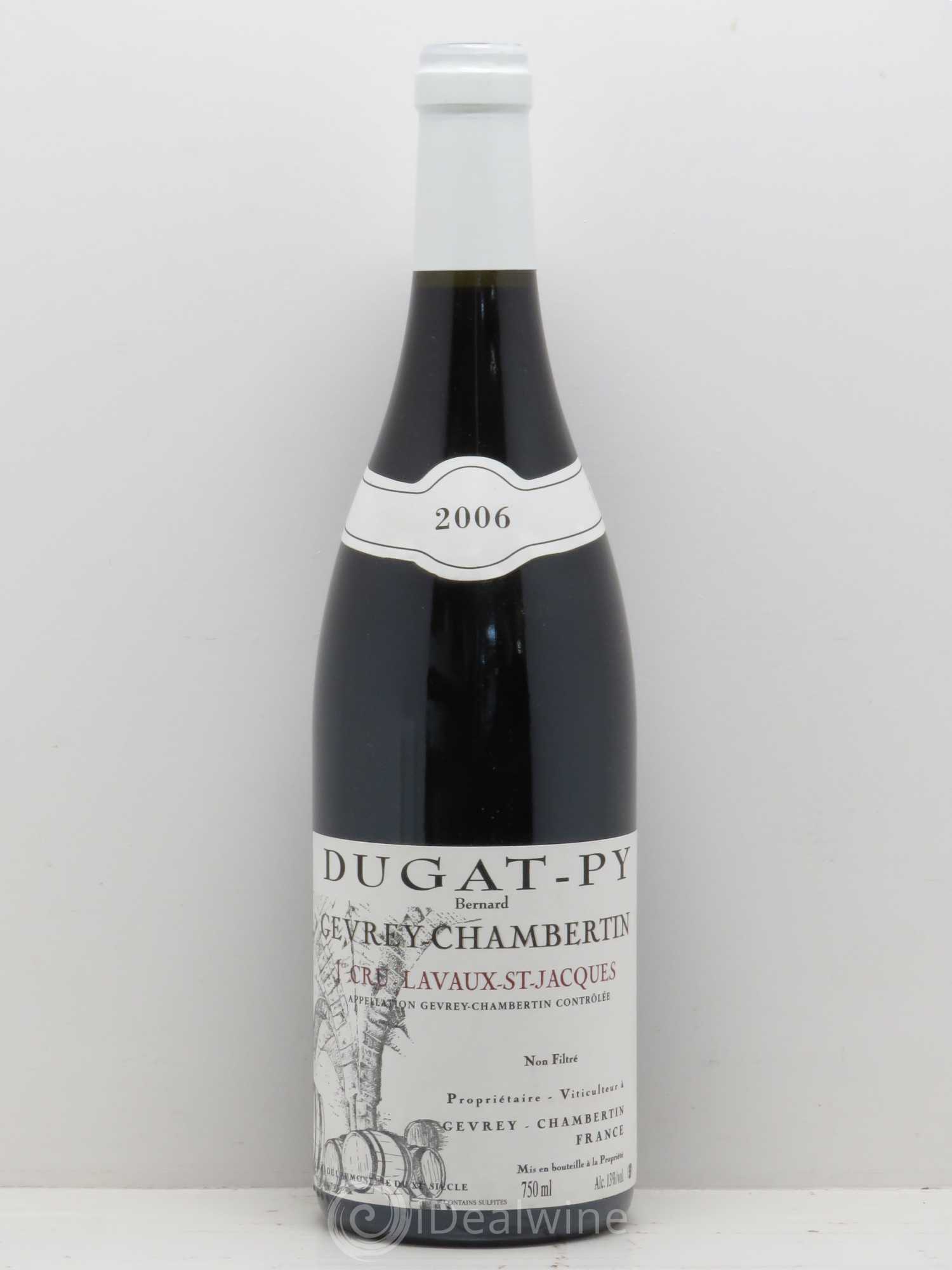Gevrey-Chambertin 1er Cru Lavaux Saint Jacques Dugat-Py 2006 - Lot de 1 bouteille - 0