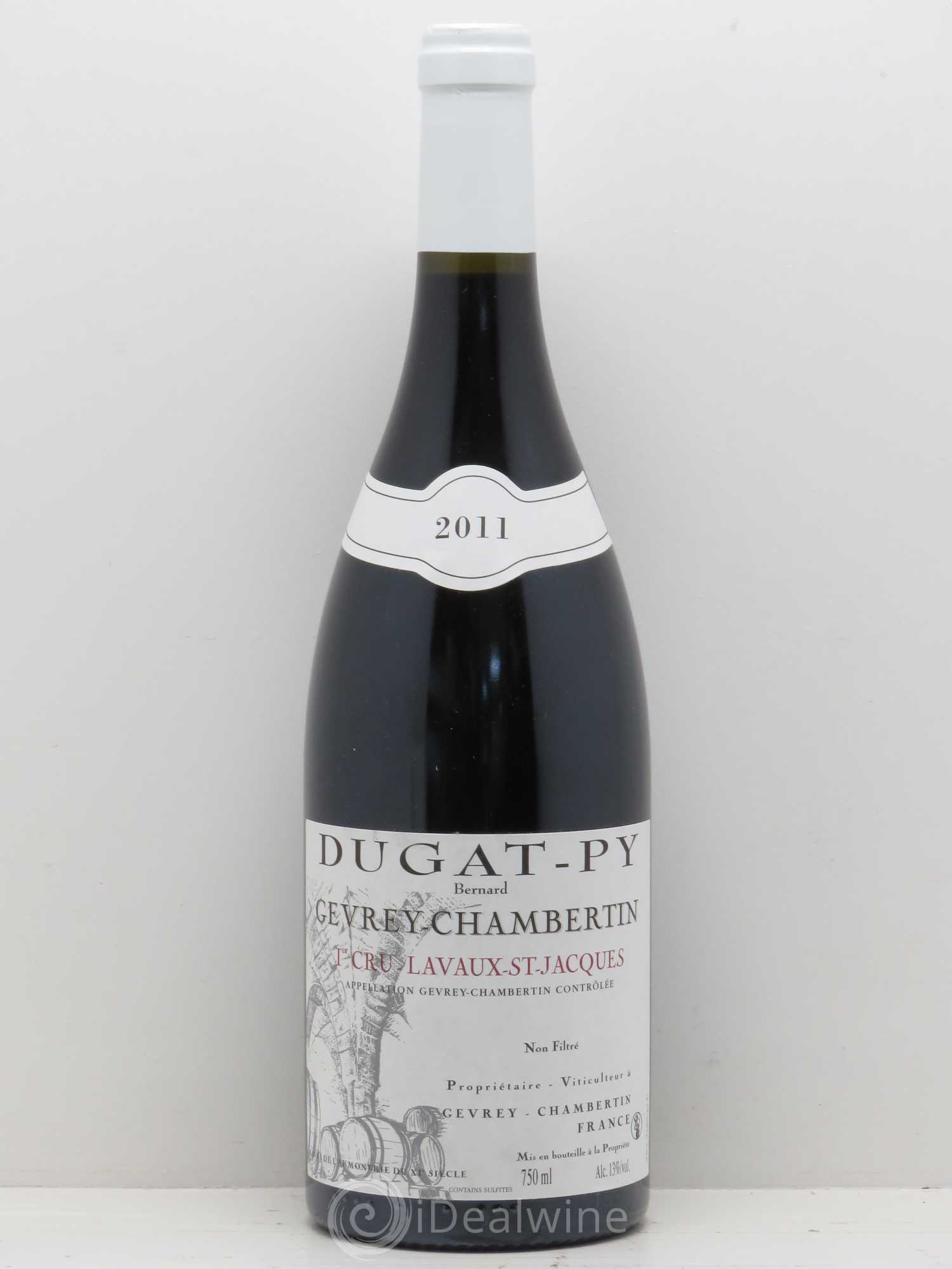 Gevrey-Chambertin 1er Cru Lavaux Saint Jacques Dugat-Py 2011 - Lot de 1 bouteille - 0
