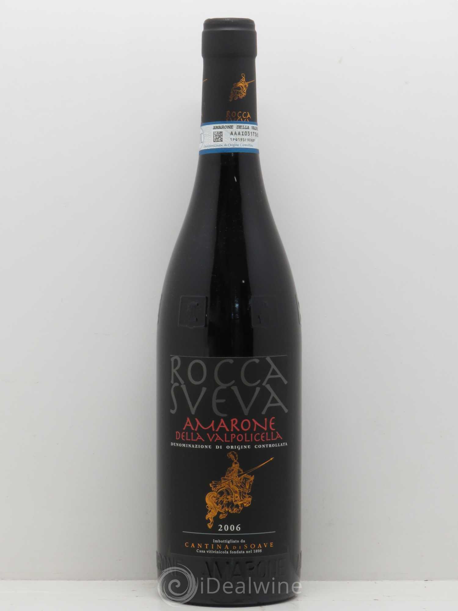 Amarone della Valpolicella DOC Rocca Sveva Cantina di Soave 2006 - Posten von 1 Flasche - 0