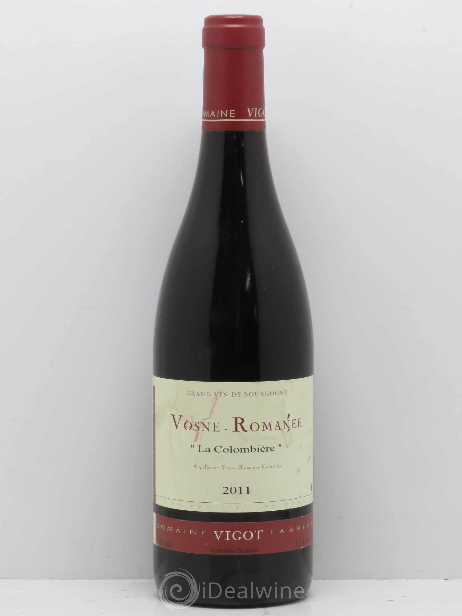 Vosne-Romanée La Colombière Vigot 2011 - Posten von 1 Flasche - 0