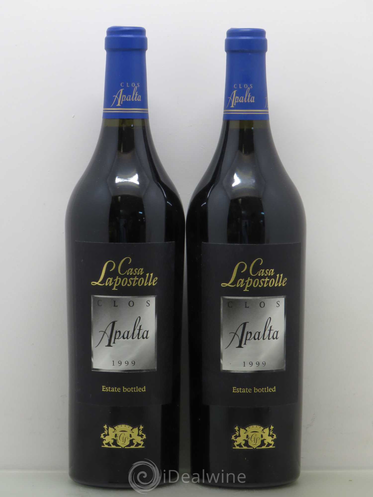 Colchagua Casa Lapostolle Clos Apalta 1999 - Lot de 2 bouteilles - 0