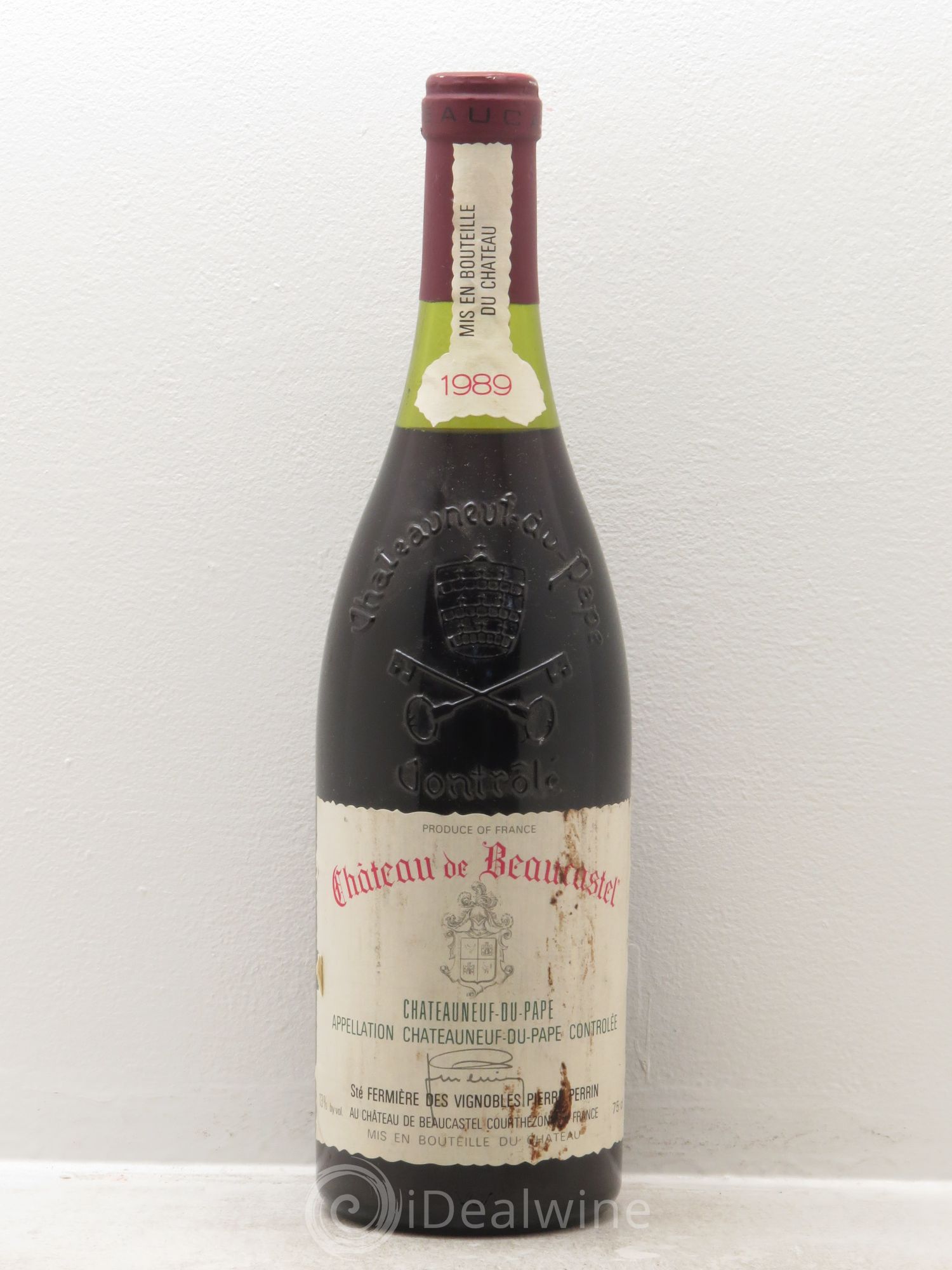 Châteauneuf-du-Pape Château de Beaucastel Famille Perrin 1989 - Lot de 1 bouteille - 0