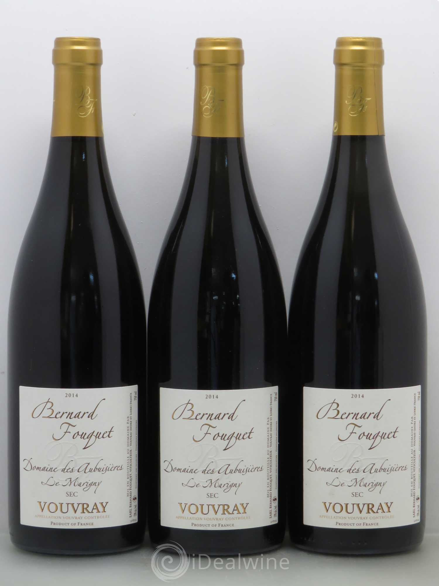 Vouvray Le Marigny Bernard Fouquet 2014 - Posten von 3 Flaschen - 0