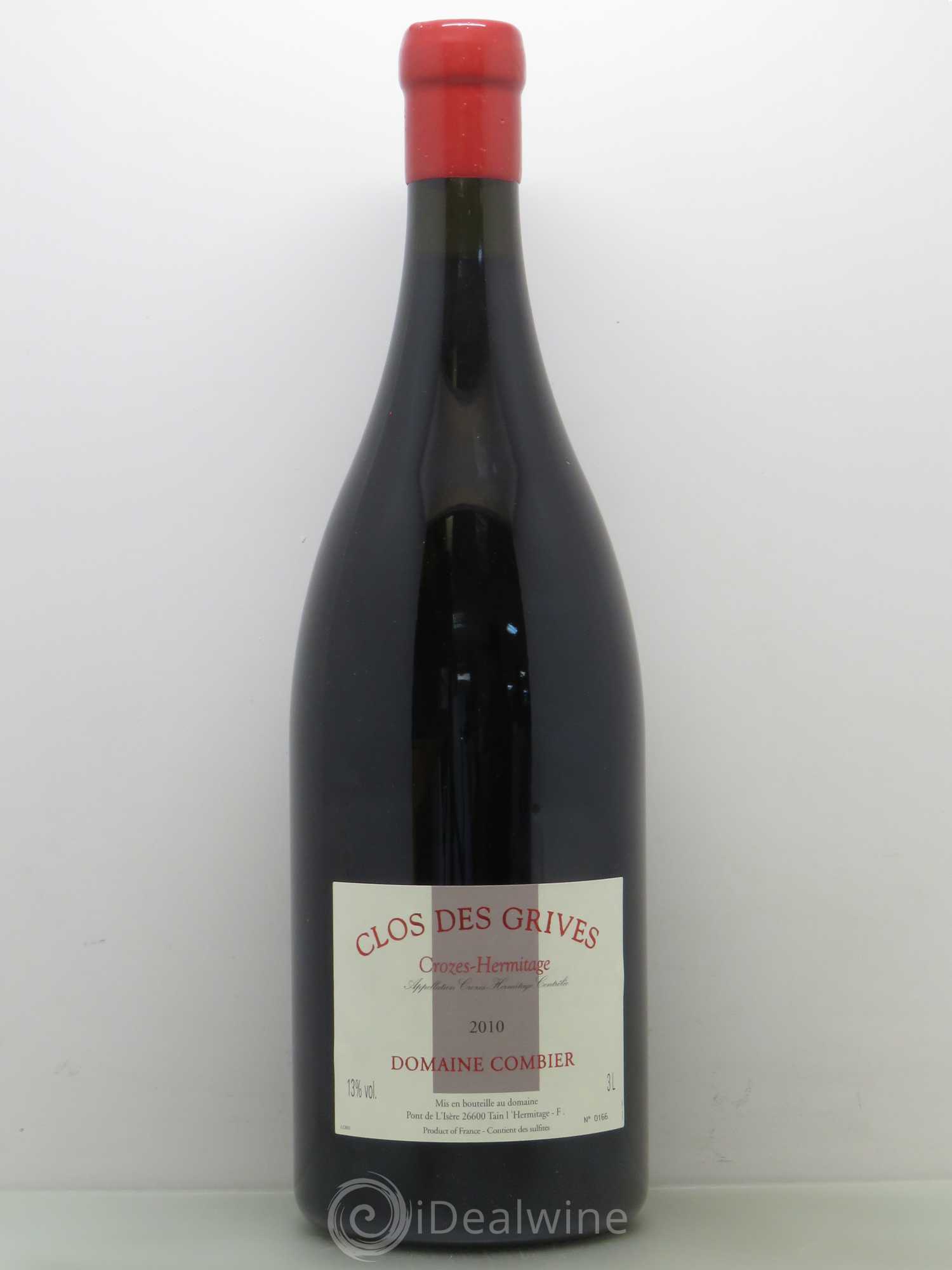 Crozes-Hermitage Clos des Grives Combier 2010 - Lot de 1 jeroboam - 0