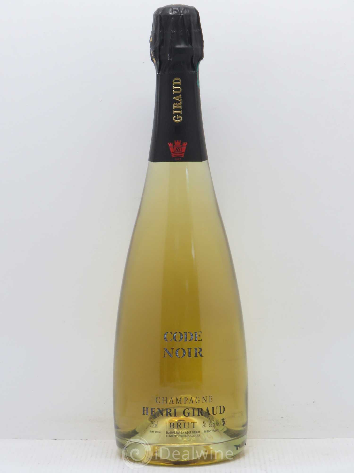 Champagne Code Noir Henri Giraud - Posten von 1 Flasche - 0