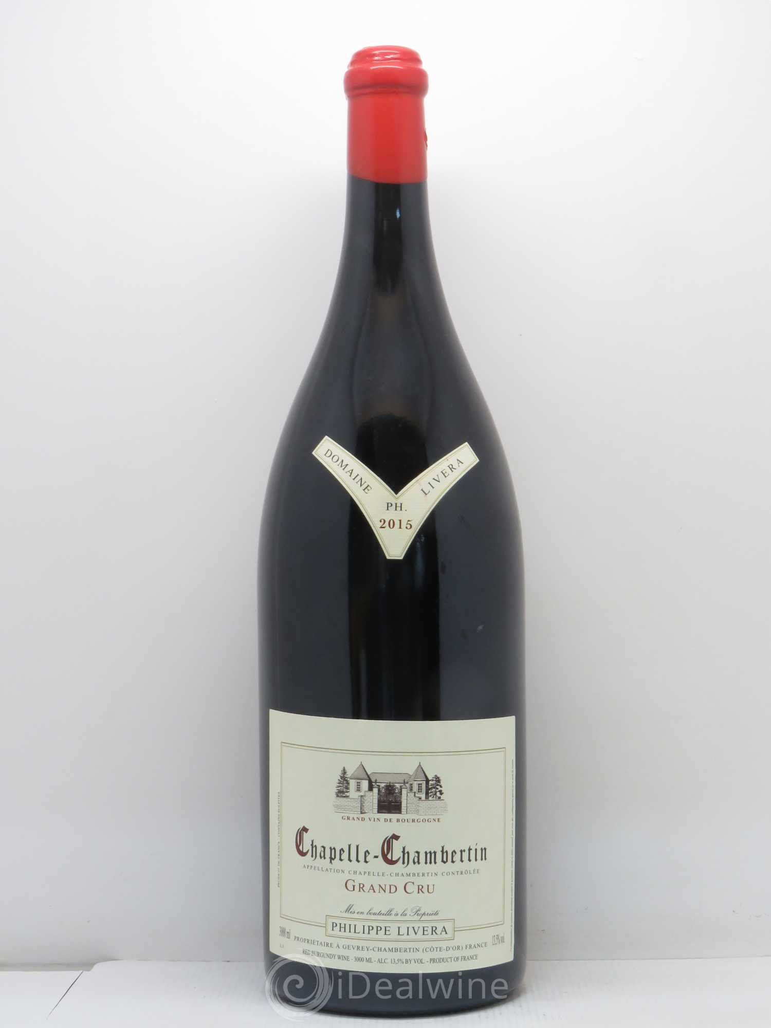 Chapelle-Chambertin Grand Cru Tilleuls (Domaine des) - Philippe Livera 2015 - Lot de 1 jeroboam - 0