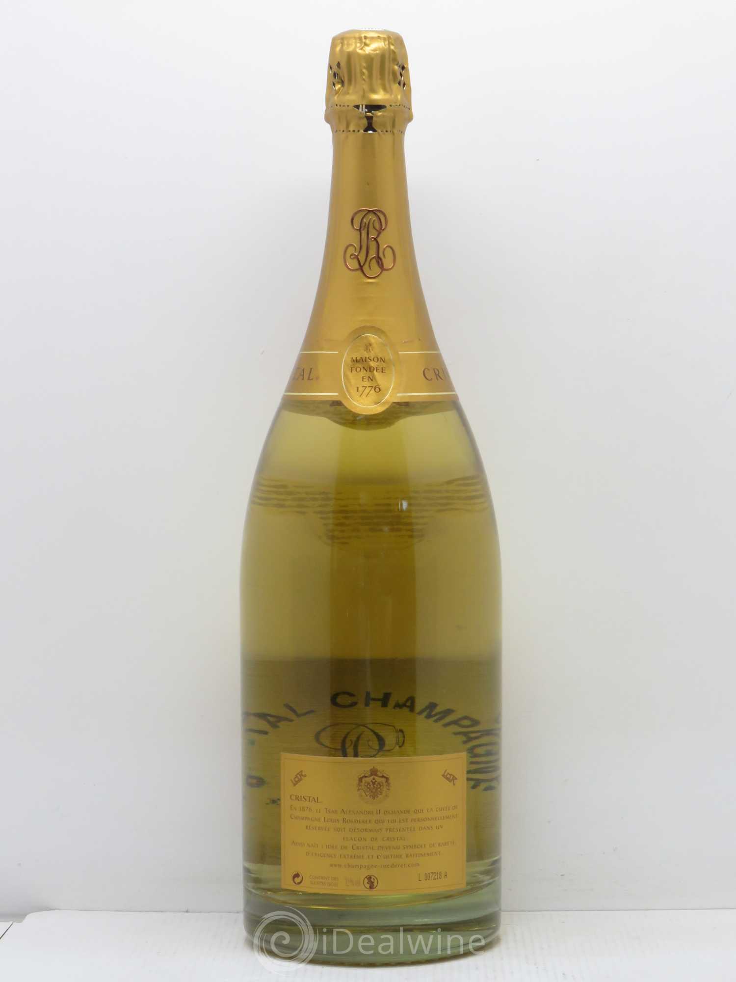 Cristal Louis Roederer 2002 - Lot de 1 magnum - 1