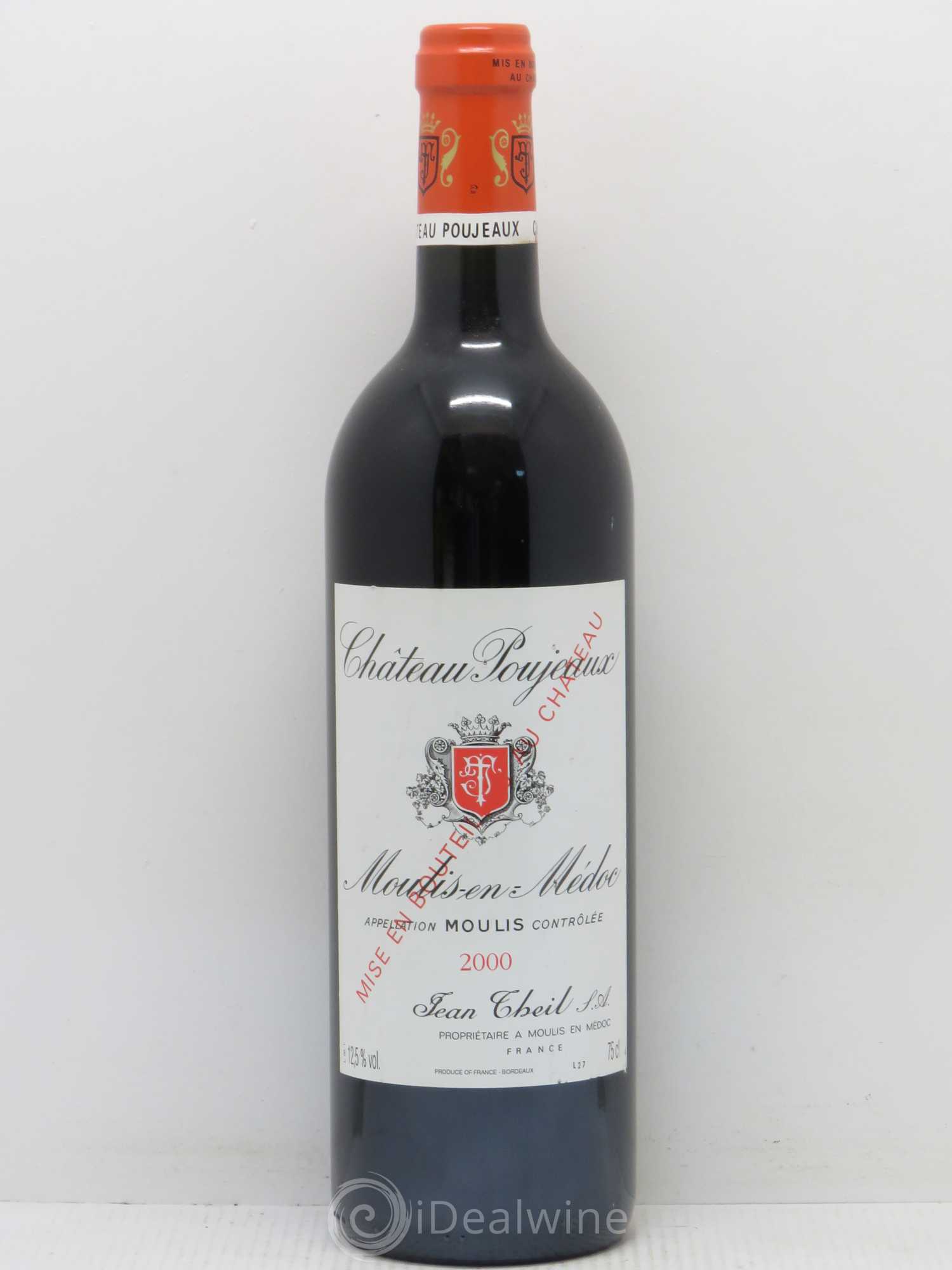 Château Poujeaux 2000 - Lot de 1 bouteille - 0