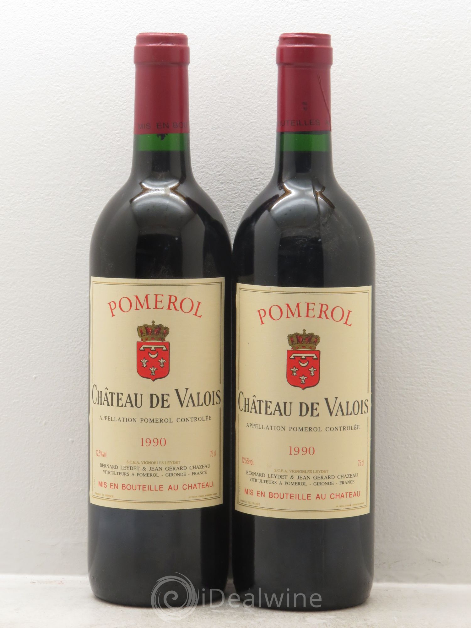 Château de Valois 1990 - Lot de 2 bouteilles - 0