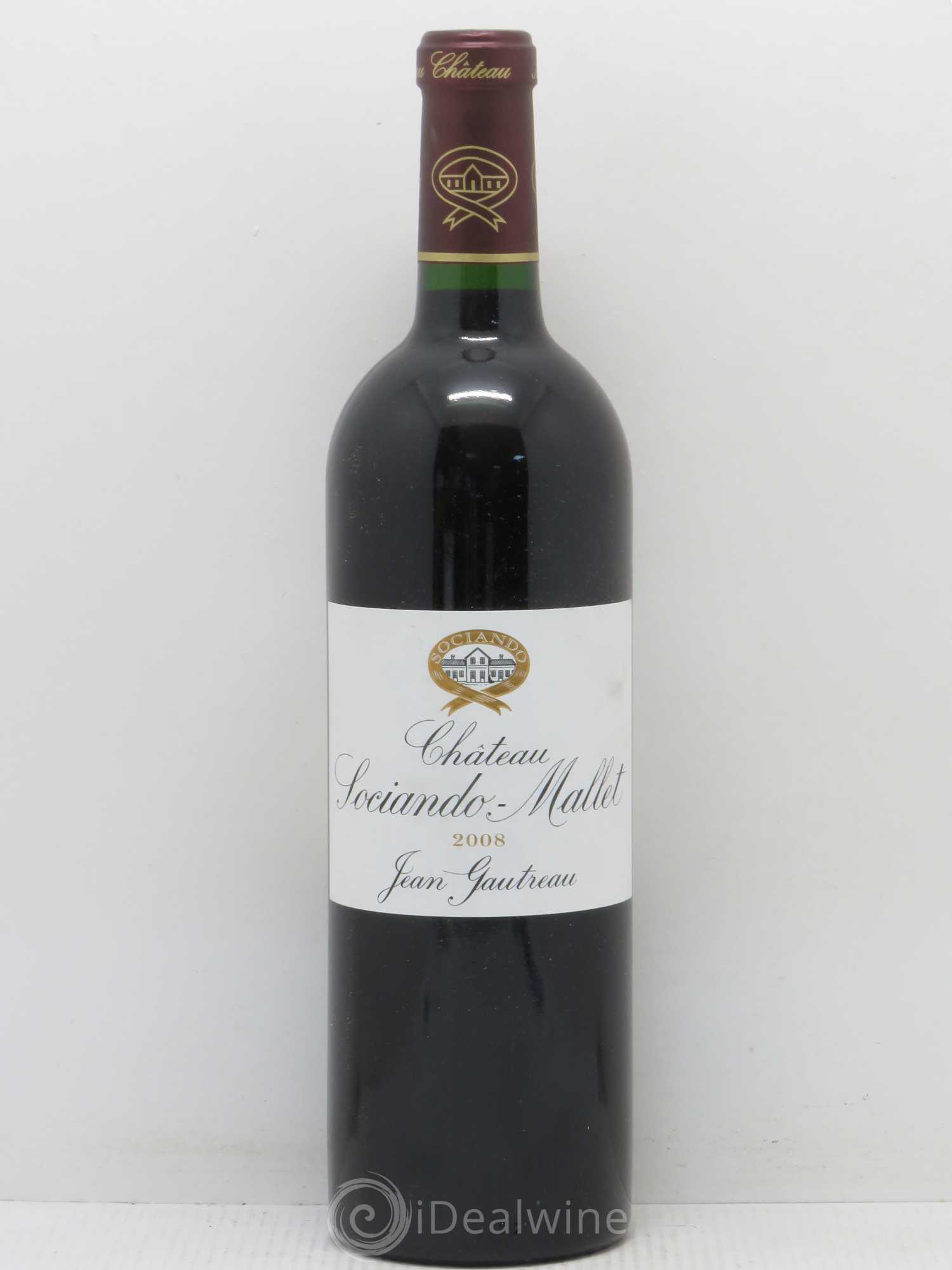 Château Sociando Mallet 2008 - Lot de 1 bouteille - 0