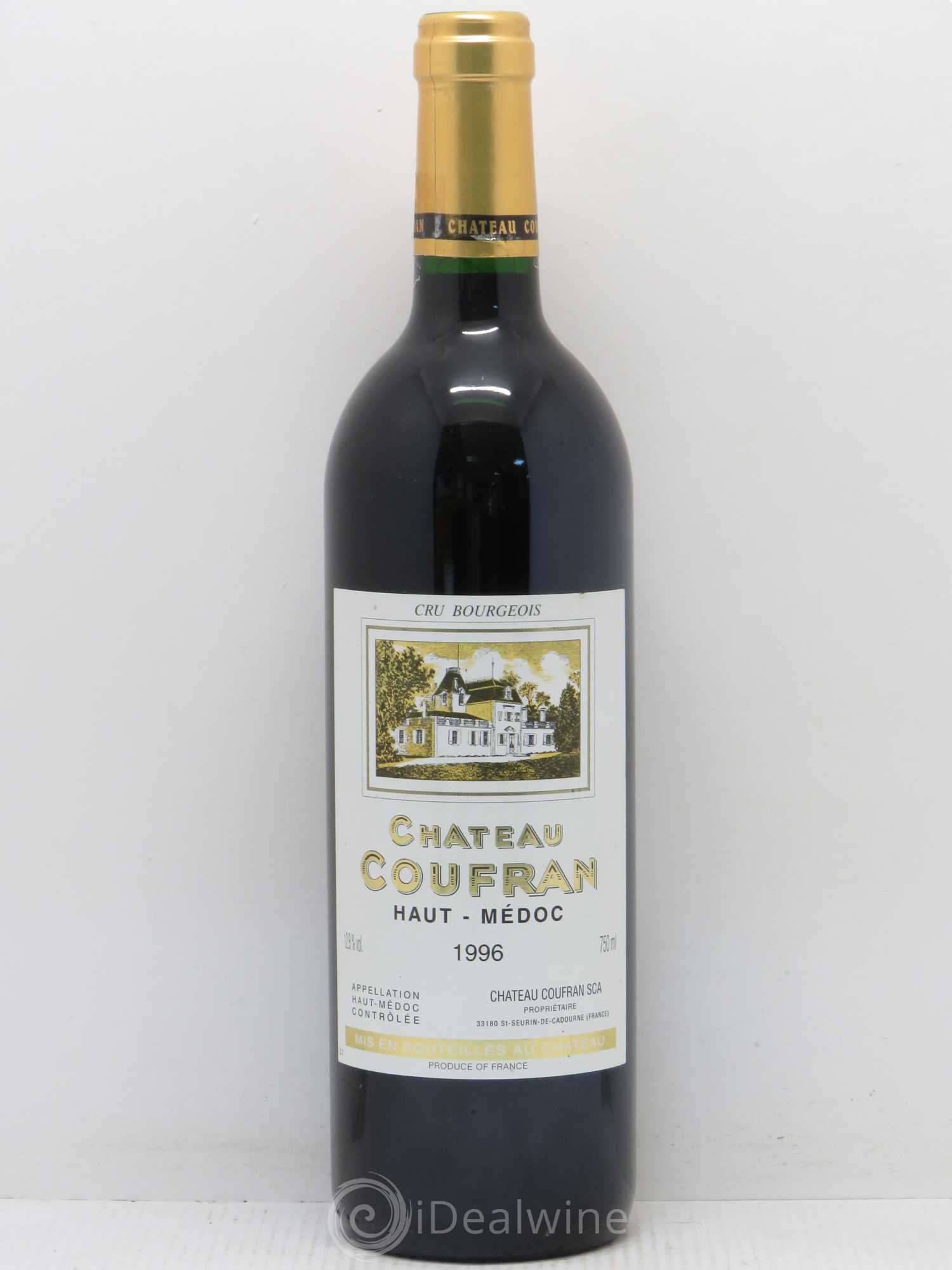 Château Coufran Cru Bourgeois 1996 - Lot de 1 bouteille - 0
