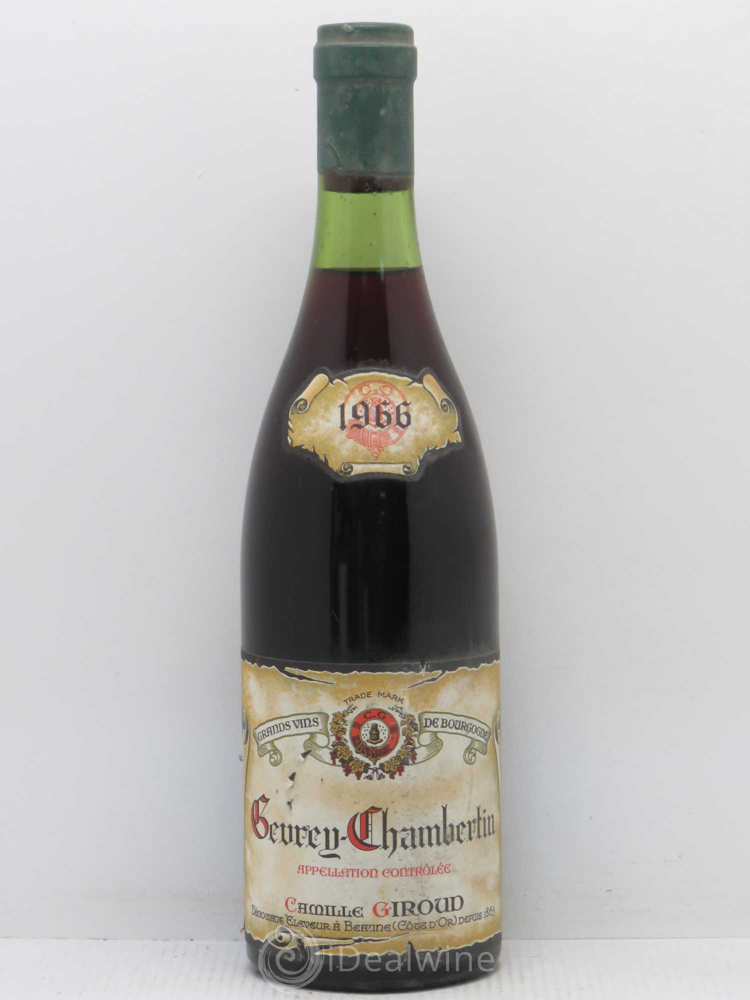 Gevrey-Chambertin Camille Giroud 1966 - Lot de 1 bouteille - 0