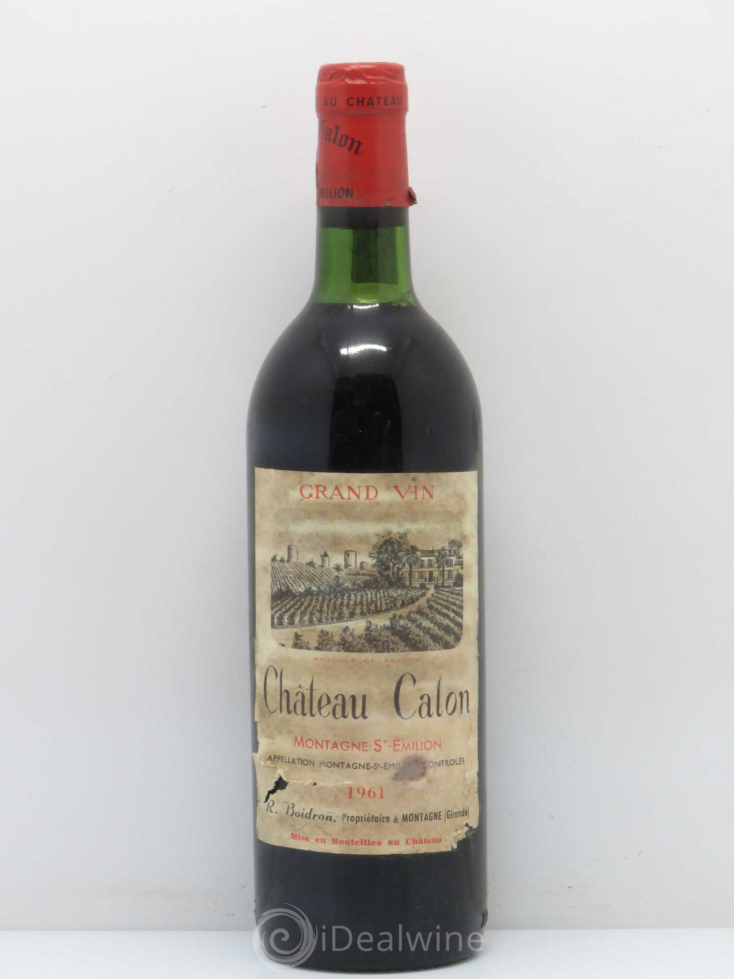 Bordeaux Château Calon 1961 - Lot de 1 bouteille - 0