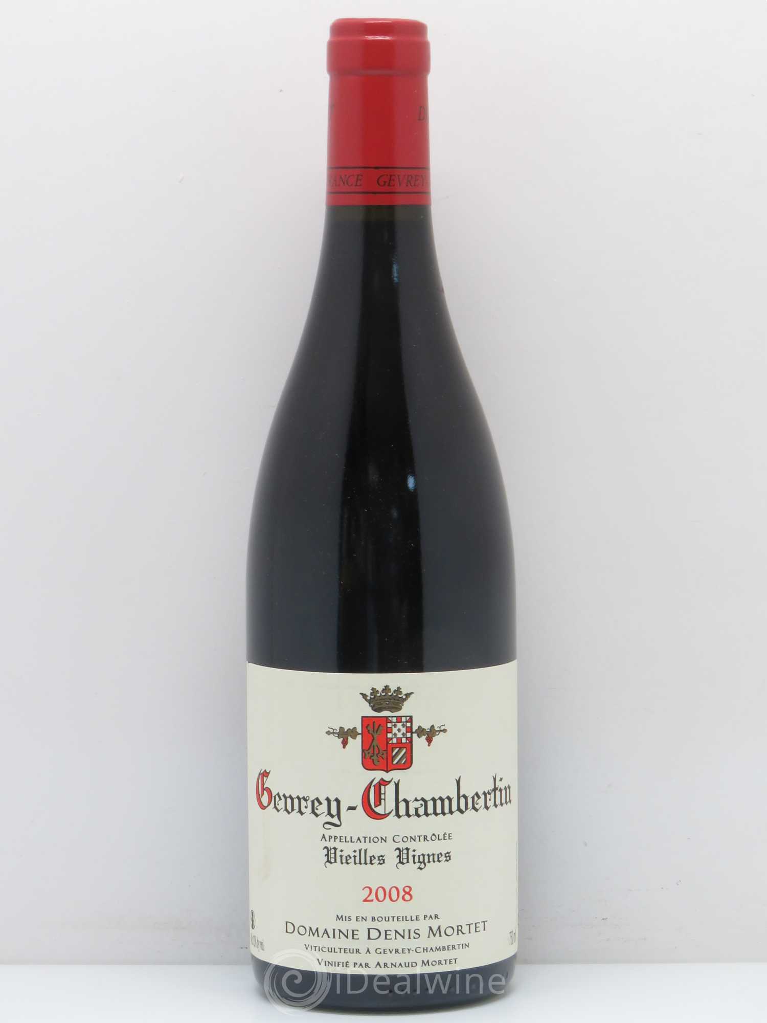 Gevrey-Chambertin Vieilles vignes Denis Mortet (Domaine) 2008 - Lot de 1 bouteille - 0