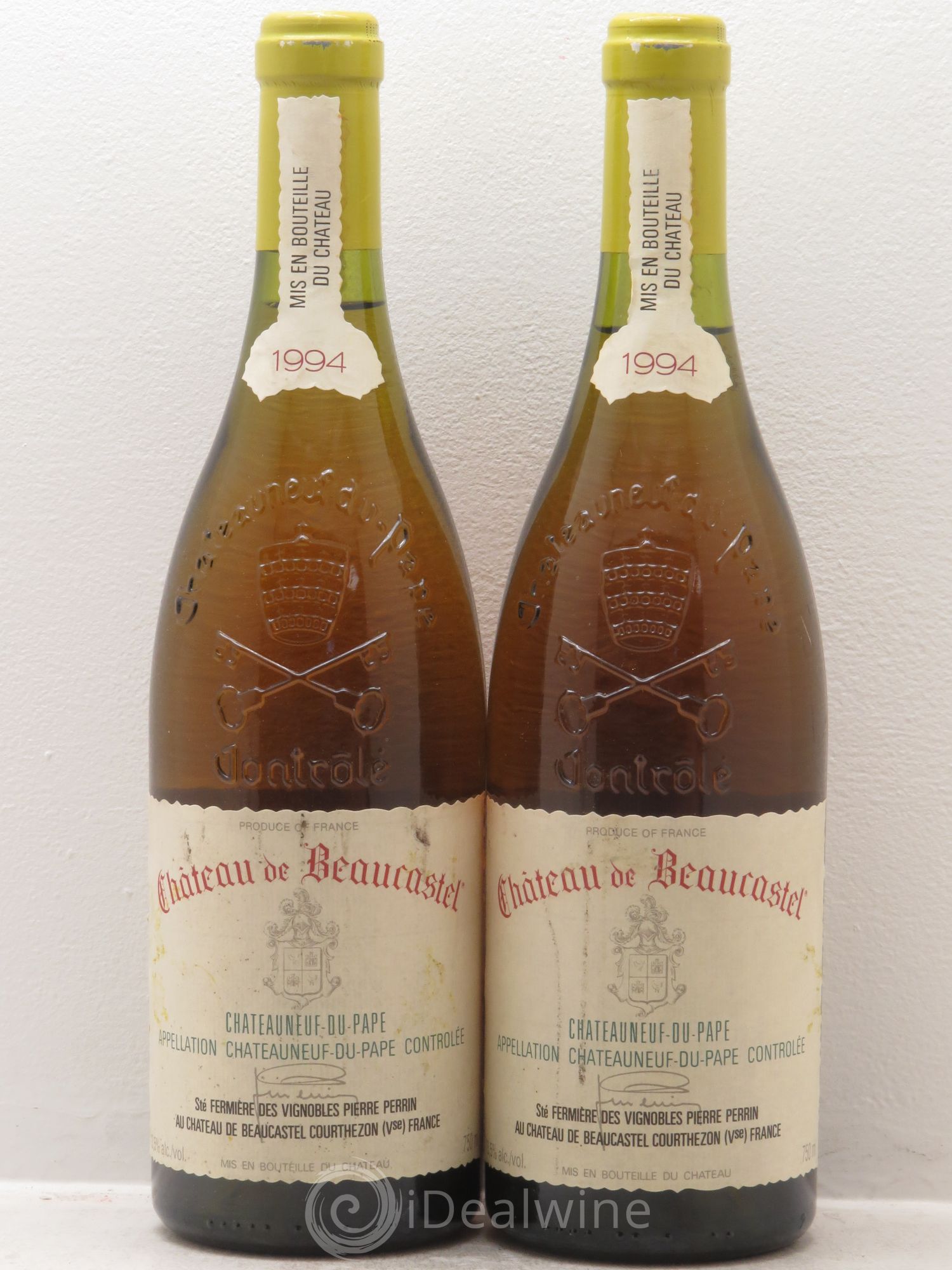 Châteauneuf-du-Pape Château de Beaucastel Famille Perrin 1994 - Lot de 2 bouteilles - 0