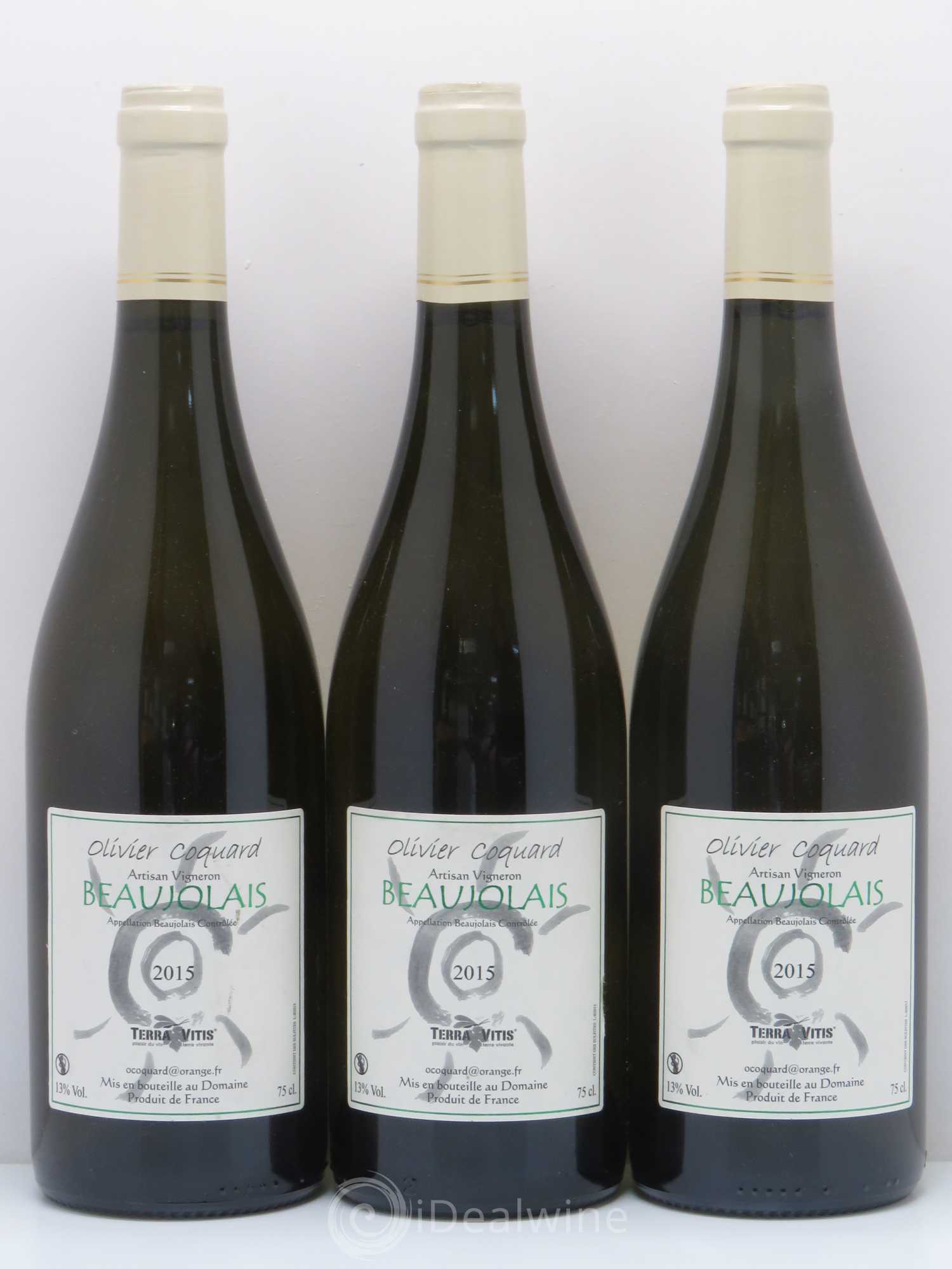 Beaujolais Olivier Coquard 2015 - Posten von 6 Flaschen - 1