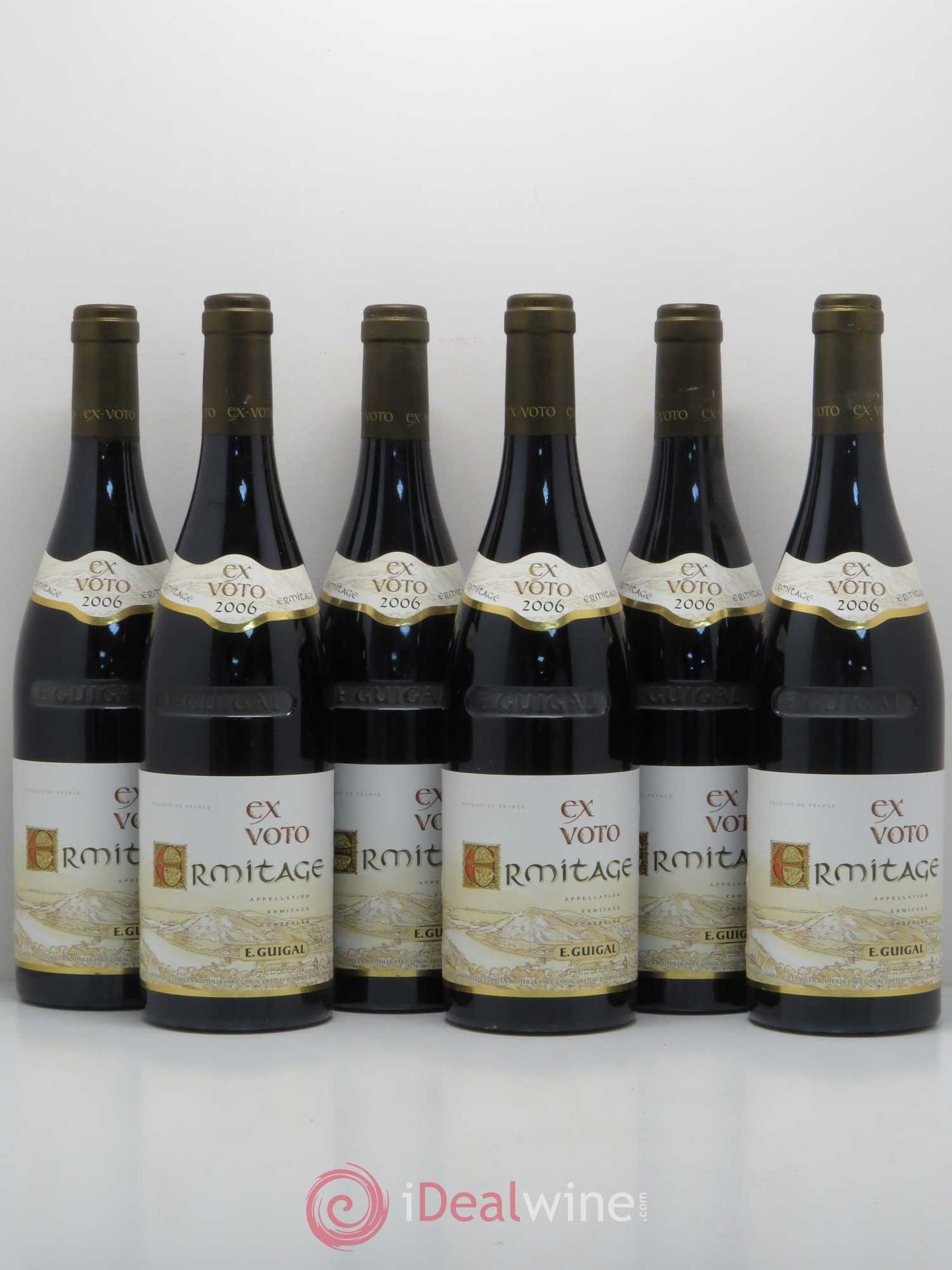 Ermitage Ex Voto Guigal 2006 - Lot de 6 bouteilles - 0