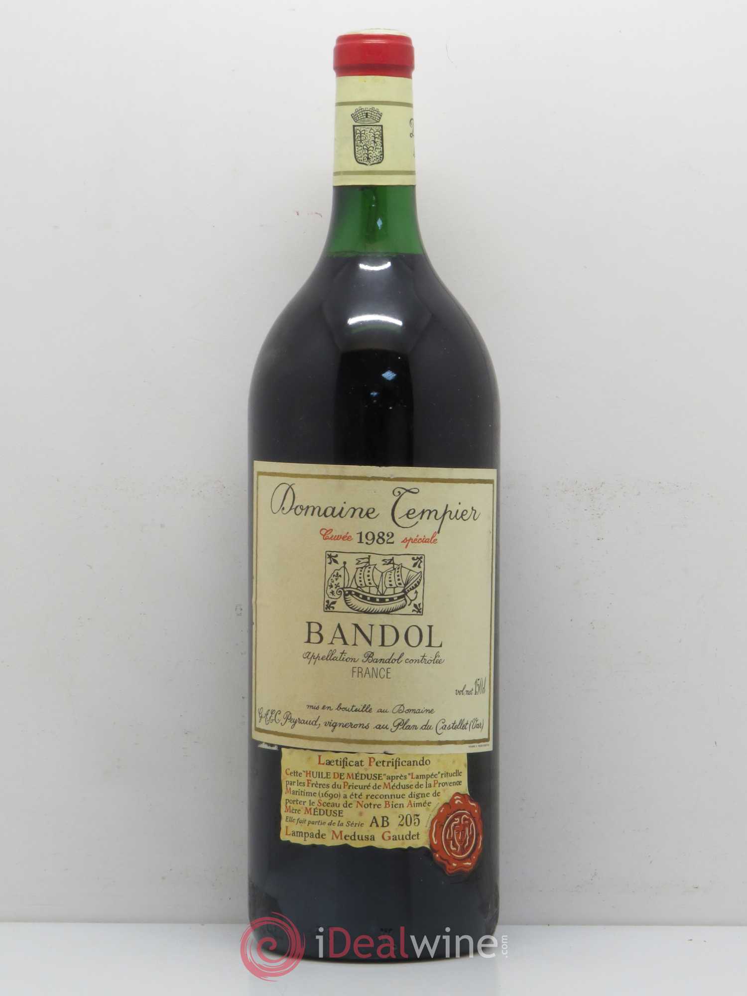 Bandol Domaine Tempier Cuvée spéciale Famille Peyraud 1982 - Lot de 1 magnum - 0