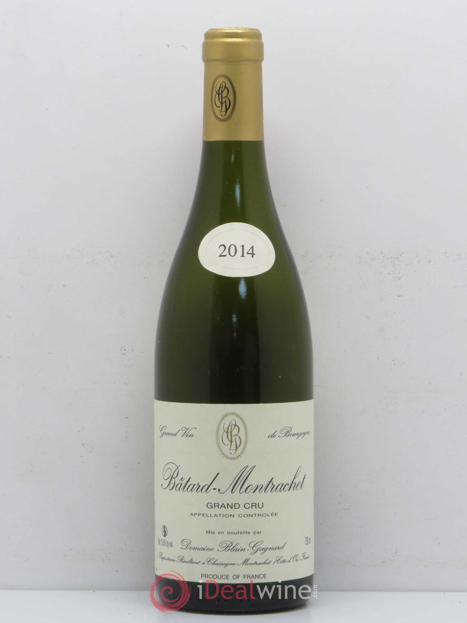 Bâtard-Montrachet Grand Cru Blain-Gagnard (Domaine) 2014 - Lot de 1 bouteille - 0