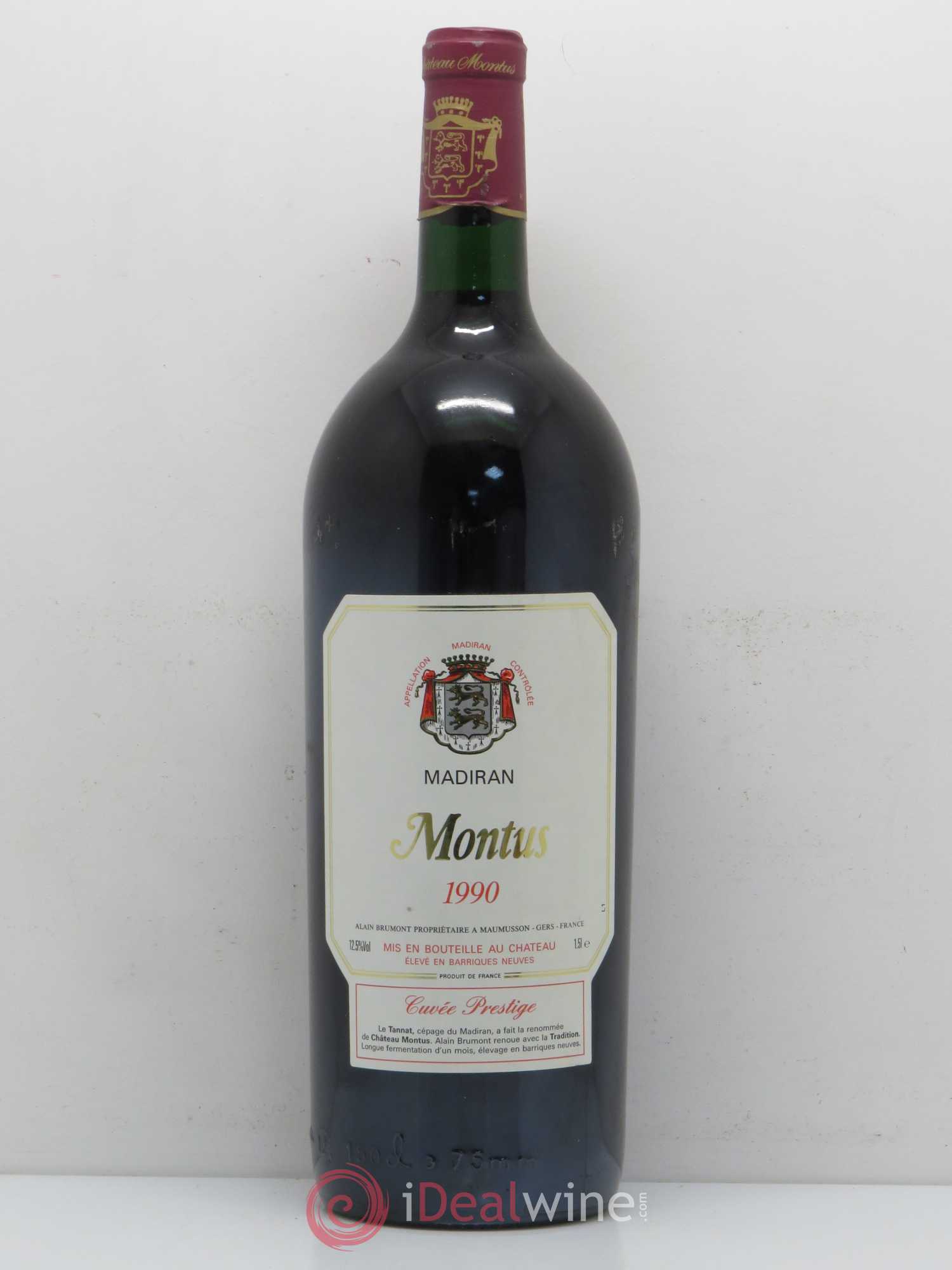 Madiran Château Montus-Prestige Alain Brumont 1990 - Lot de 1 magnum - 0