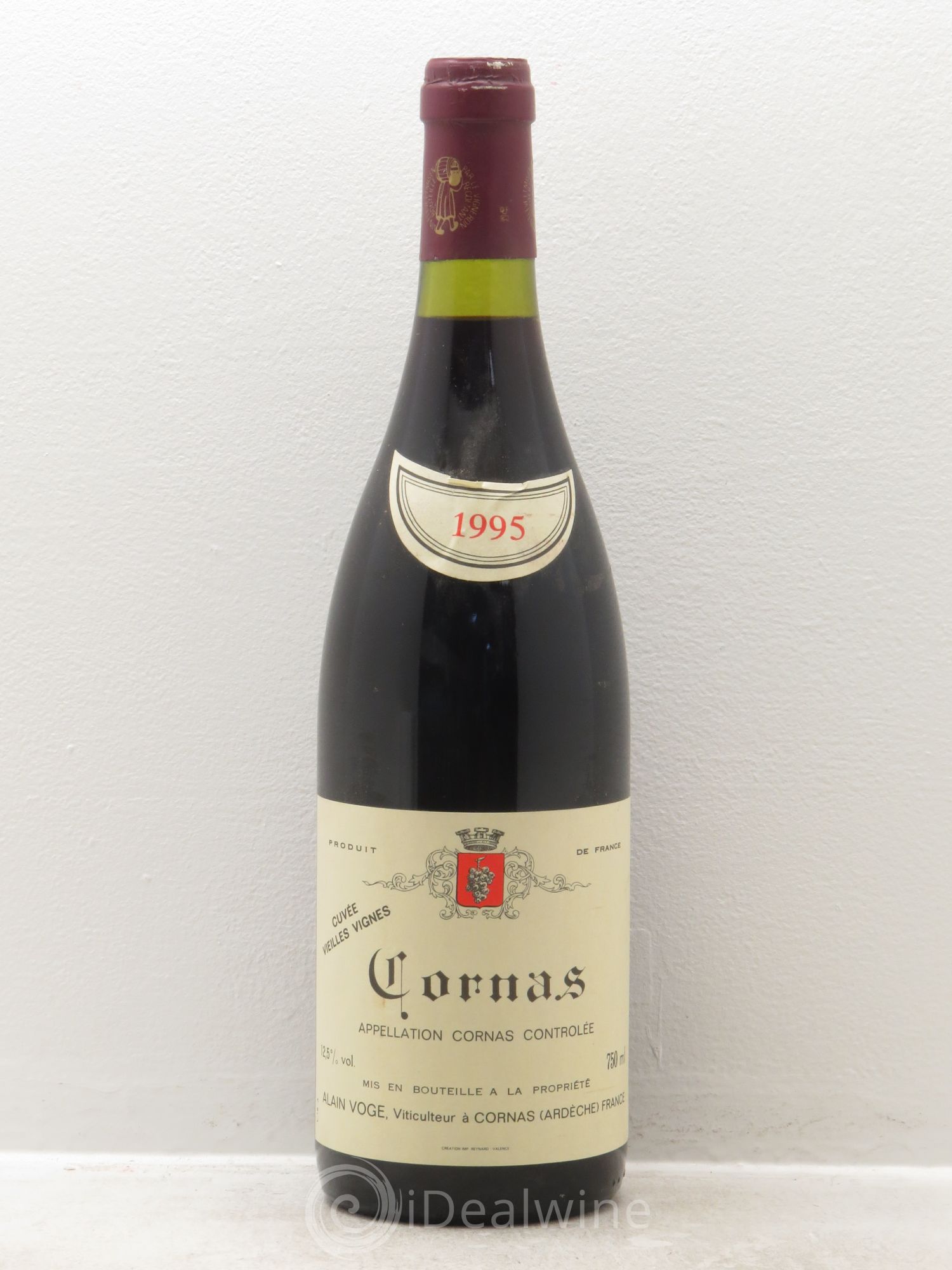 Cornas Les Vieilles Vignes Alain Voge (Domaine) 1995 - Lot de 1 bouteille - 0