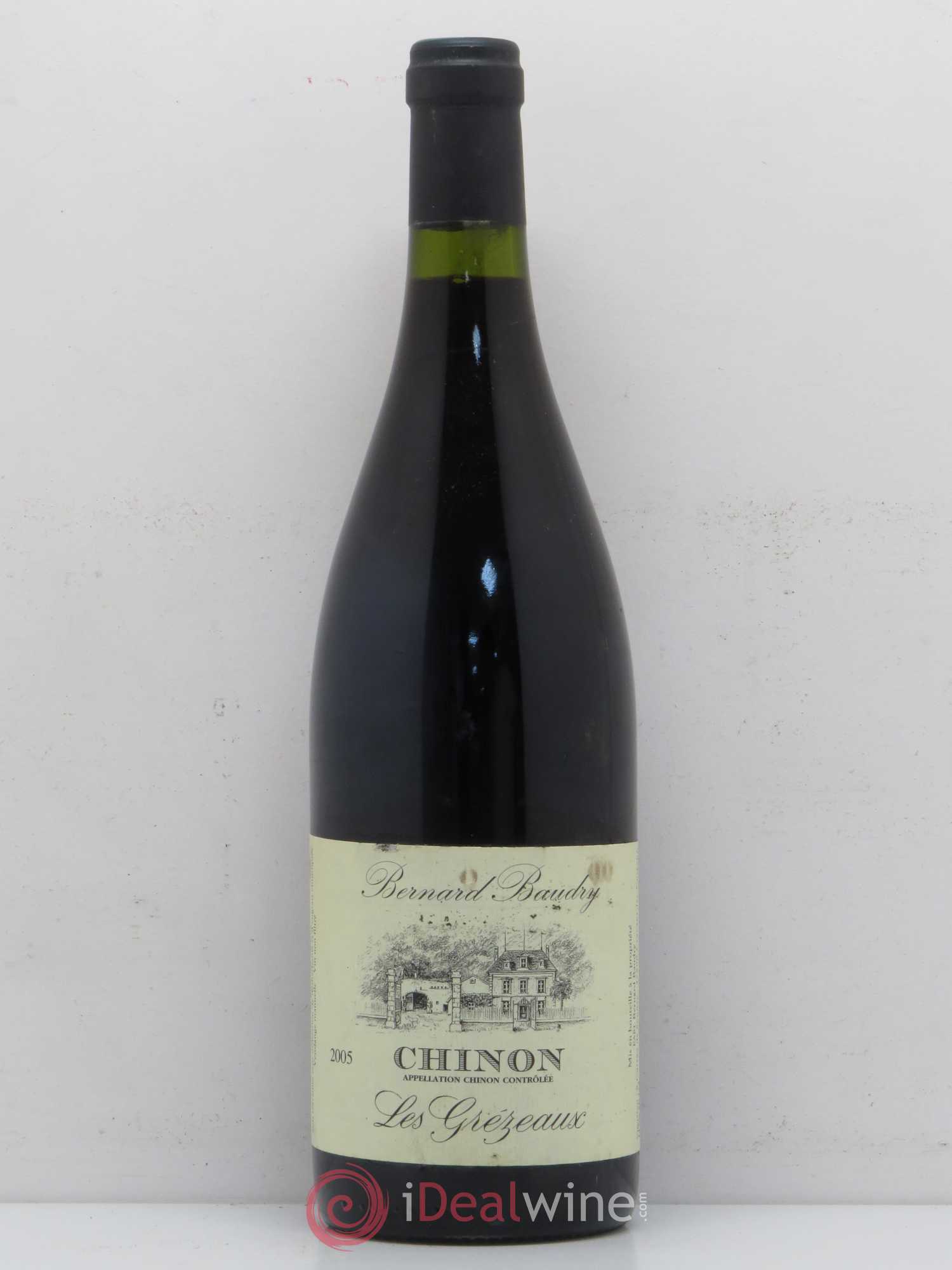 Chinon Les Grezeaux Domaine Baudry 2005 - Posten von 1 Flasche - 0