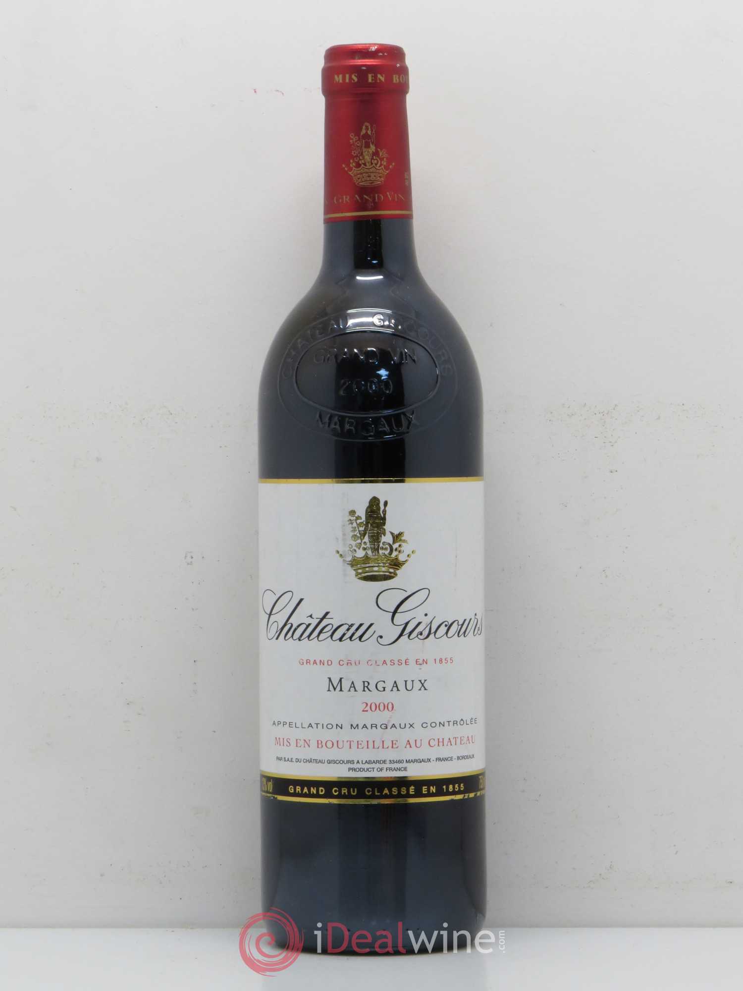 Château Giscours 3ème Grand Cru Classé 2000 - Lot de 1 bouteille - 0
