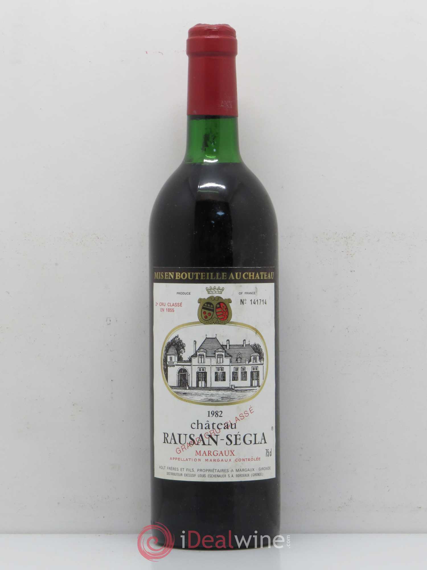 Château Rauzan Ségla Grand Cru Classé 1982 - Lot de 1 bouteille - 0