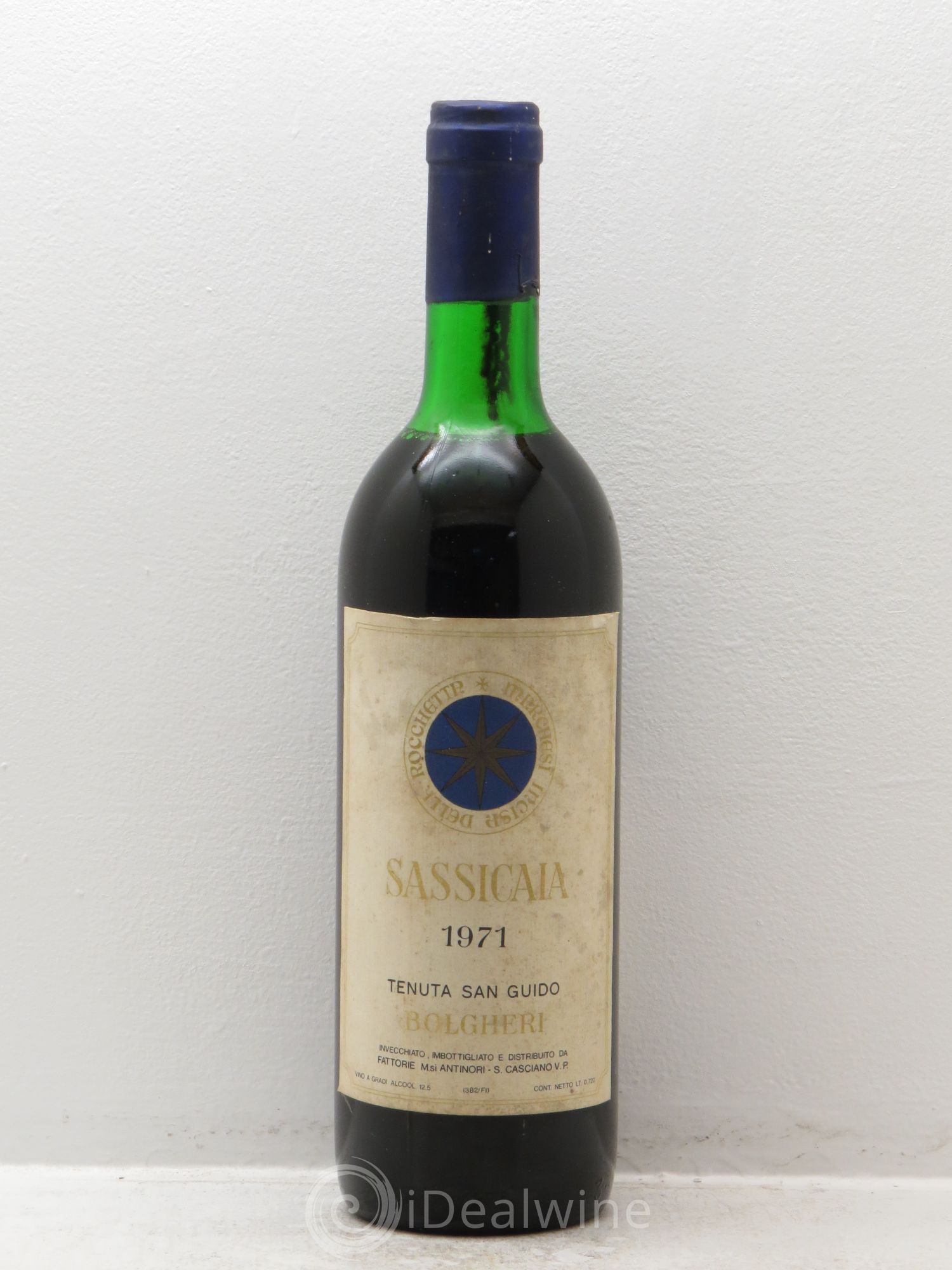 Bolgheri DOC Sassicaia Tenuta San Guido 1971 - Lot de 1 bouteille - 0