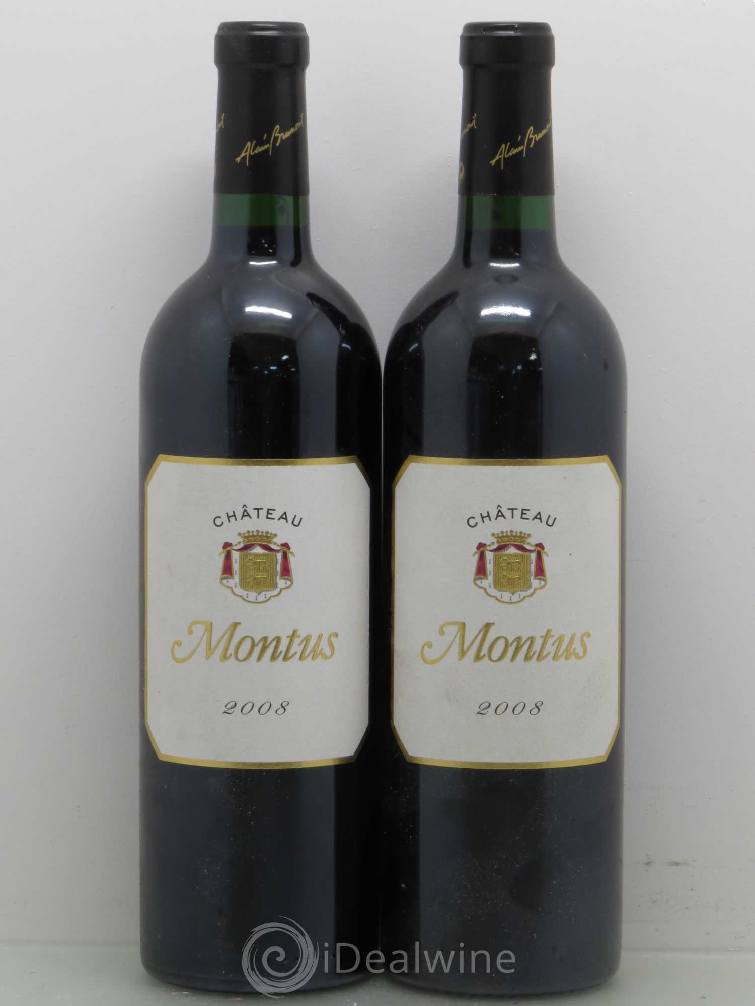 Madiran Château Montus Alain Brumont 2008 - Lot de 2 bouteilles - 0