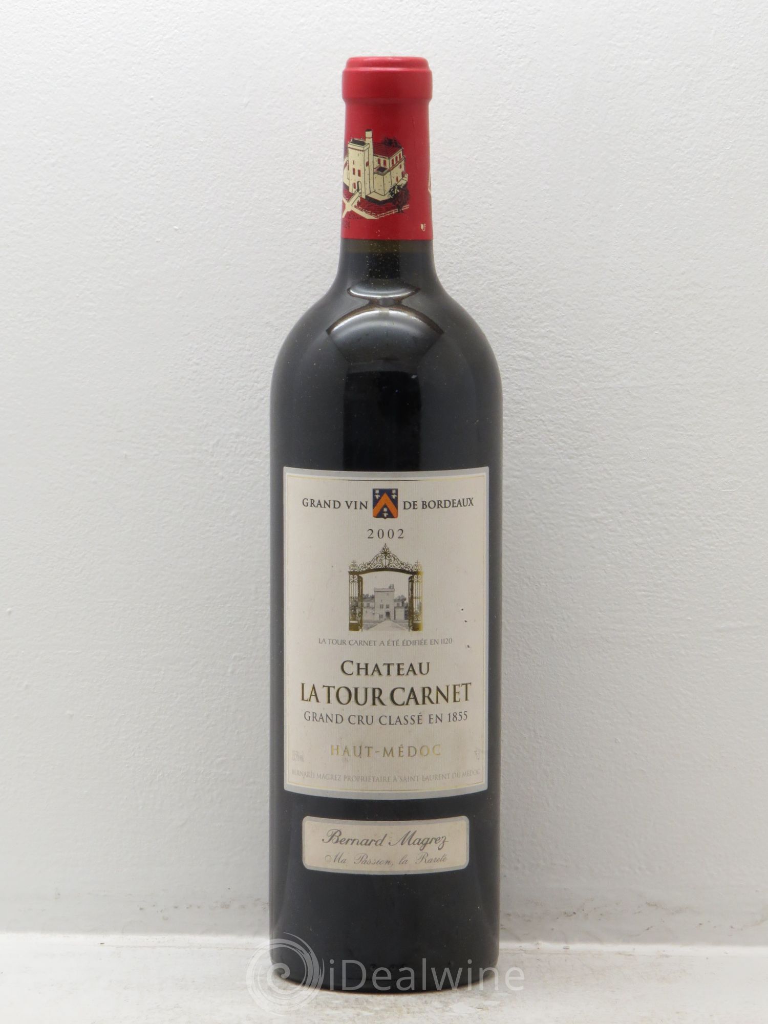 Château la Tour Carnet 4ème Grand Cru Classé 2002 - Lot de 1 bouteille - 0